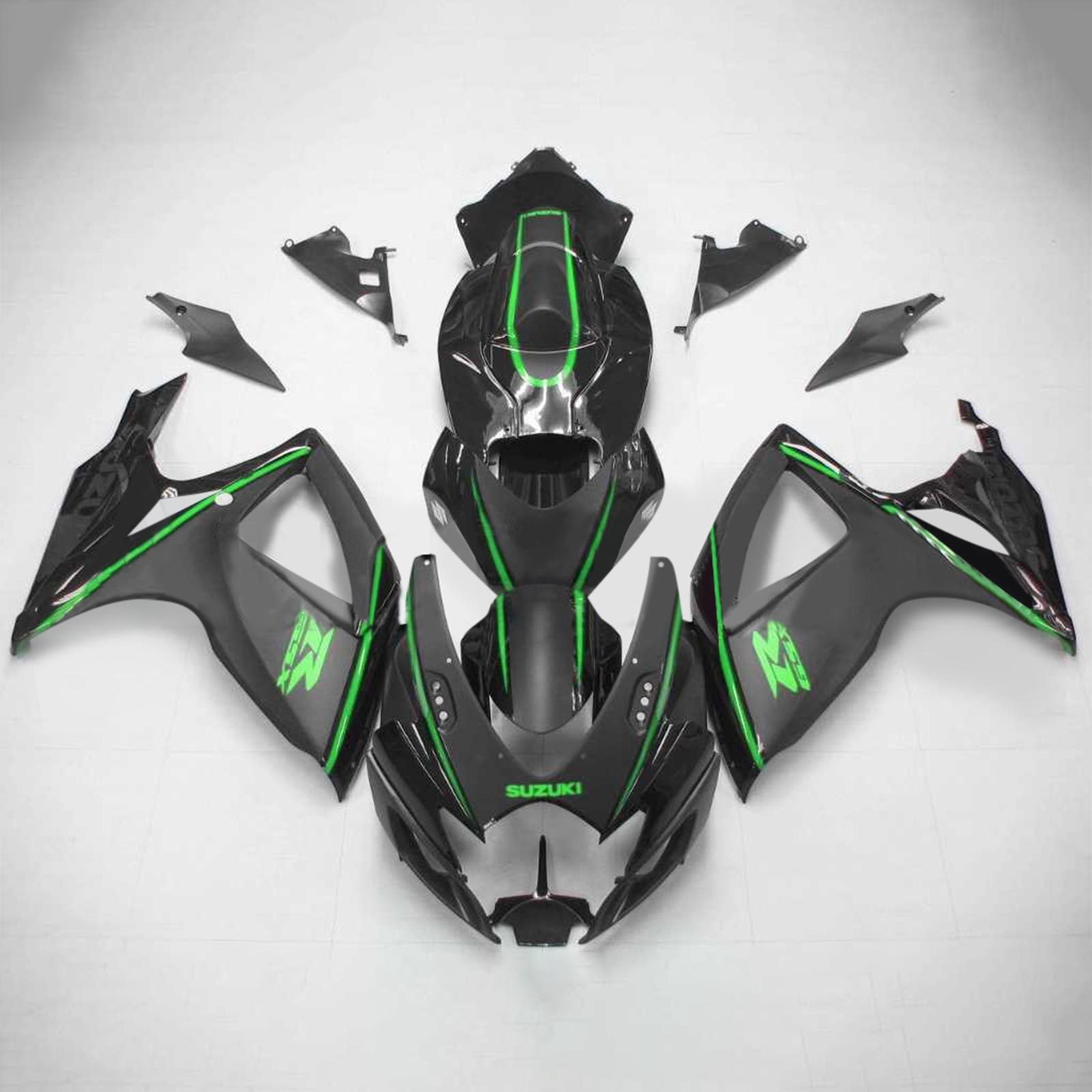 2006-2007 Suzuki GSXR 600/750 K6 Kit de carénage injection Amotopart Bodywork Plastic Abs # 150
