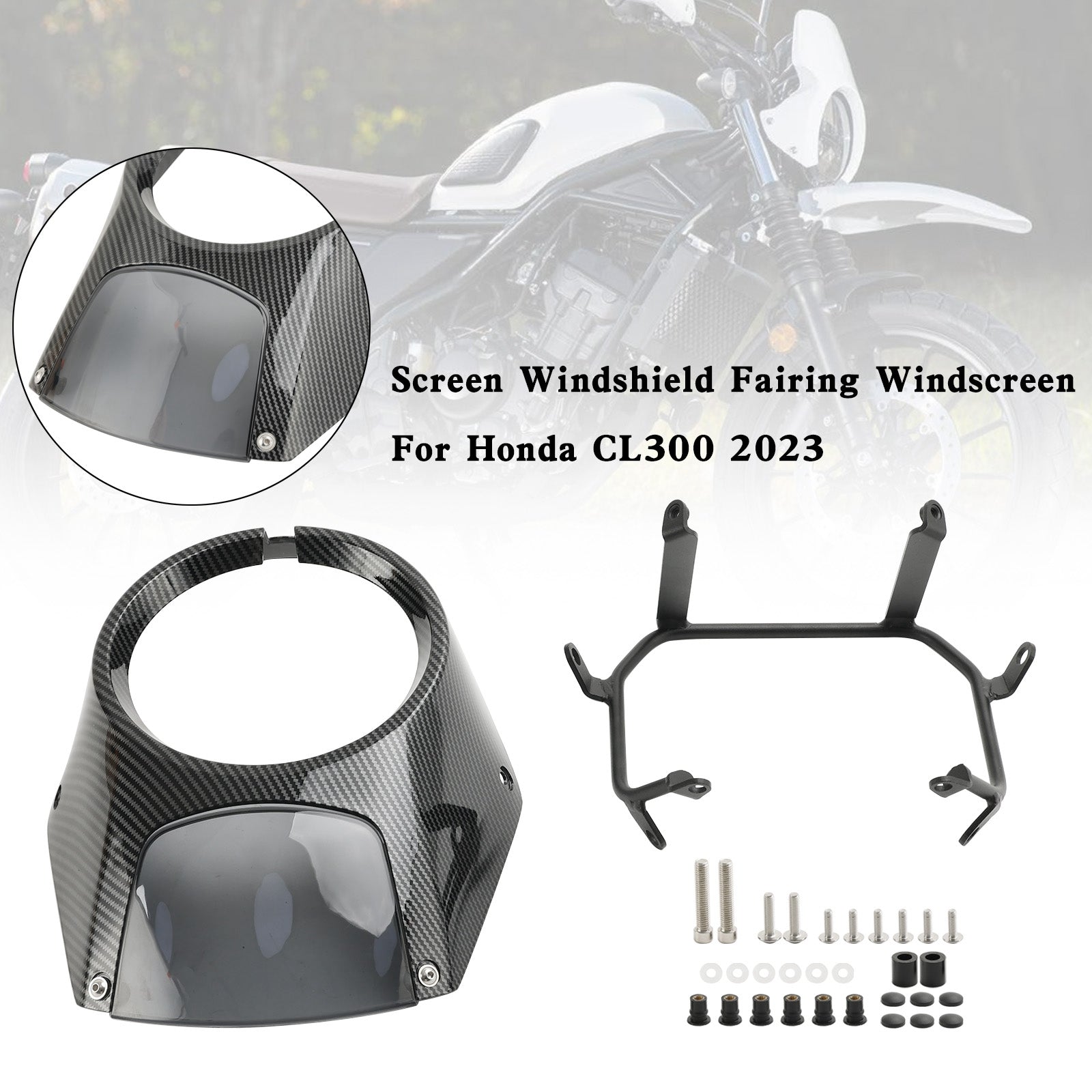 2023 Honda CL300 Headlight Windshield Fairing Windscreen