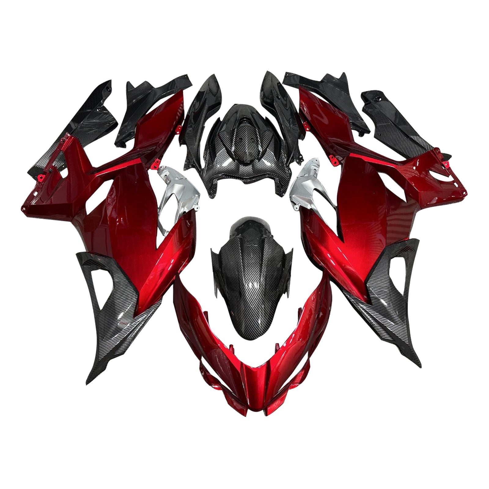 Injectiekuipset carrosserie kunststof ABS geschikt voor Kawasaki EX400 Ninja400 2018-2024