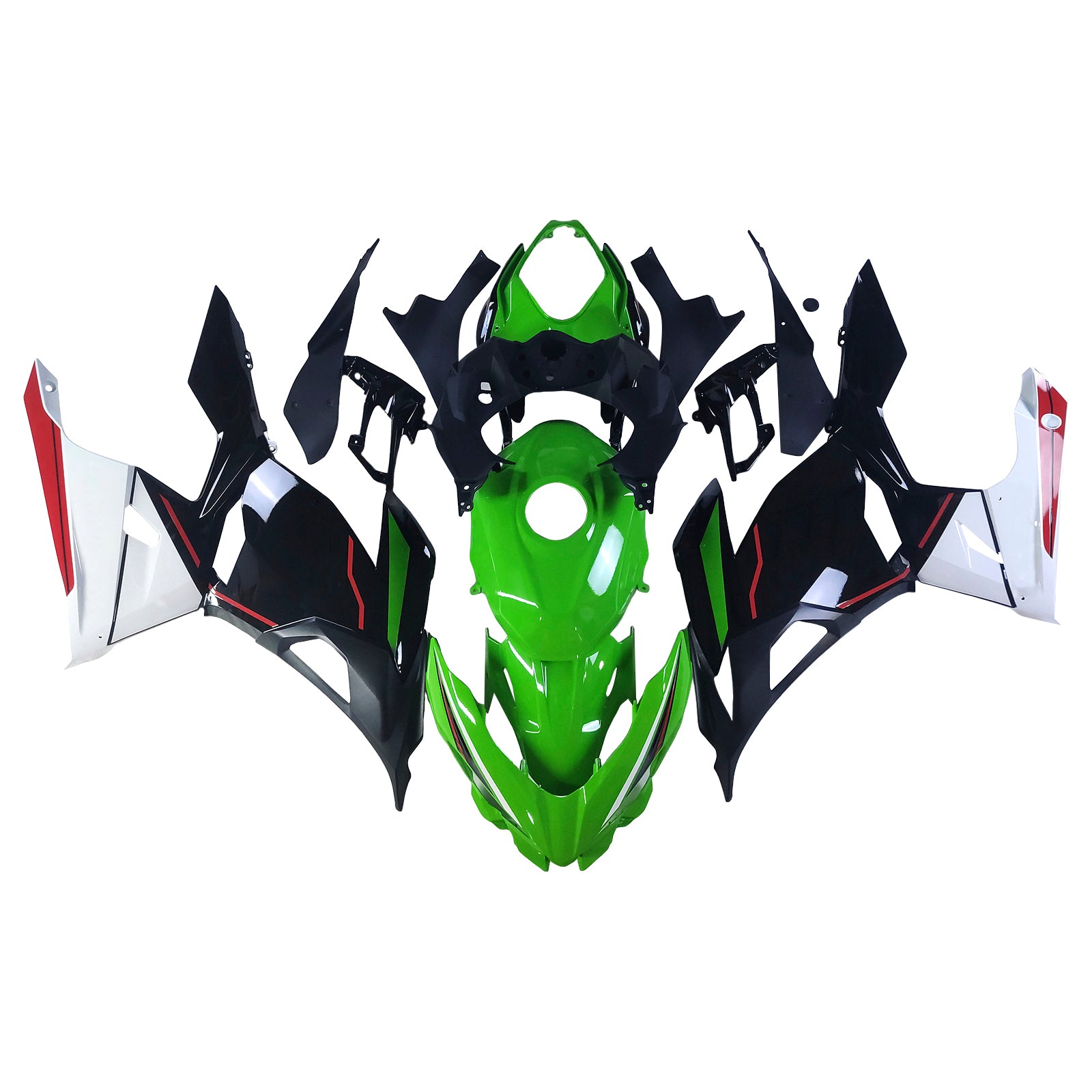 Injection Fairing Kit Bodywork For Kawasaki EX400 Ninja400 2018-2024