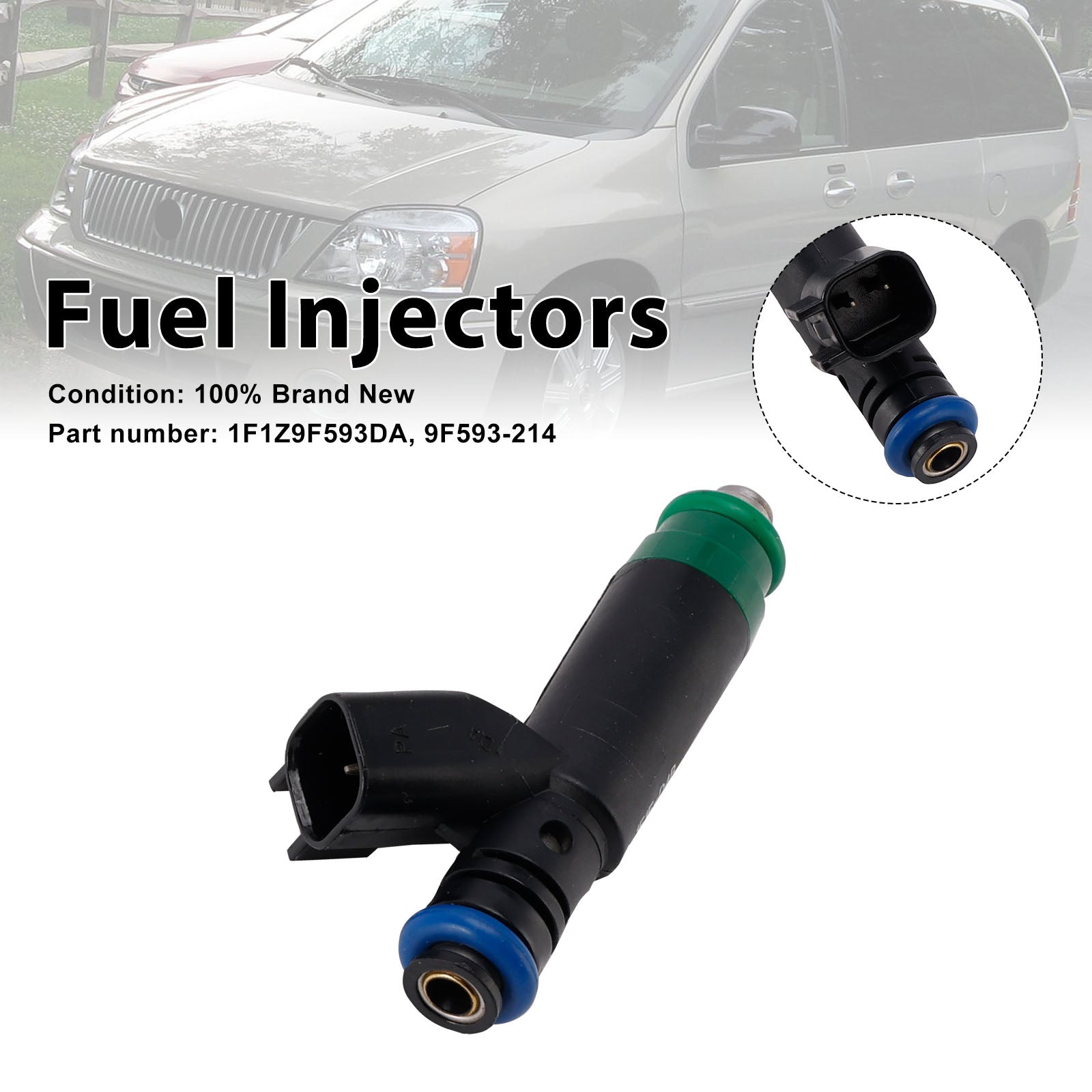1F1Z9F593DA Fuel Injectors 9F593-214 For Mercury Monterey Ford Freestar