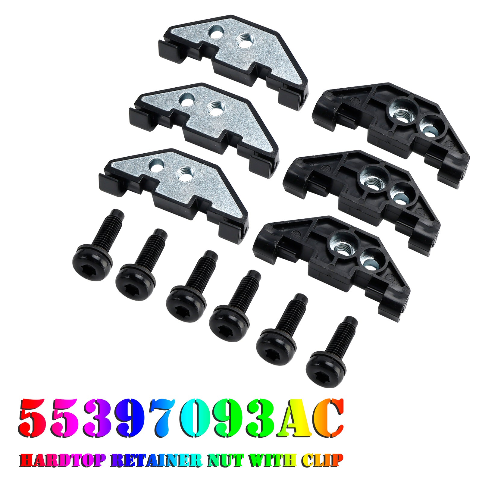 Hardtop Retainer Nut with Clip for Jeep Wrangler JK JKU 2007-2018 55397093AC