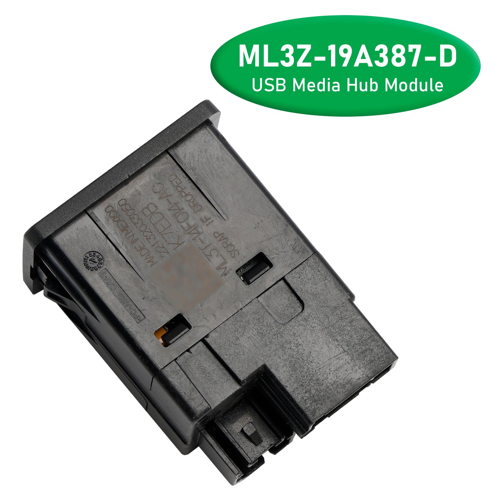 2021-2024 Ford F-150 Expedition Bronco USB Media Hub Module Sync 4 ML3Z-19A387-D