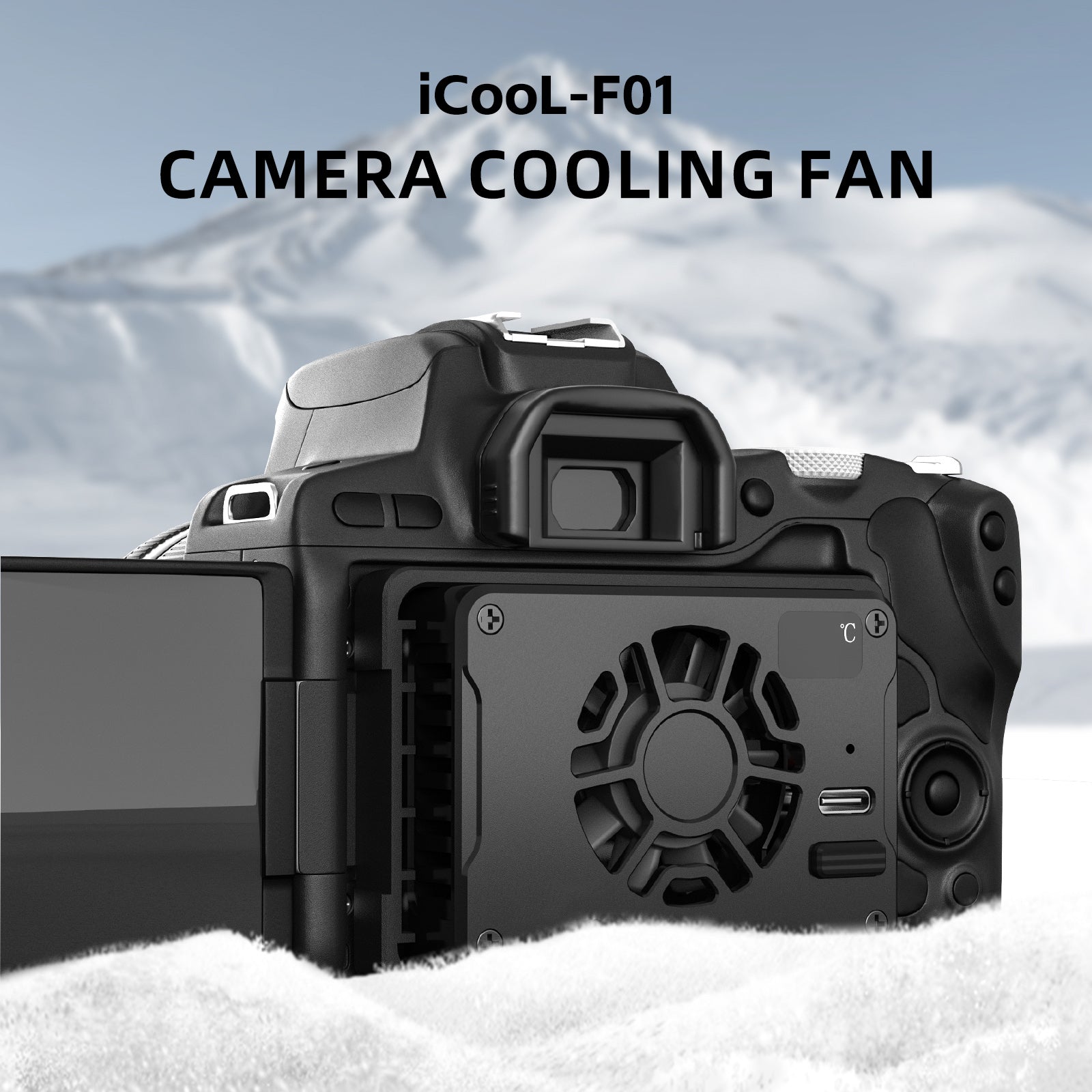 Halfgeleider Camera Radiator Slr Koeler Fan Voor Sony Canon R5/R6/R7/Fuji Xt4