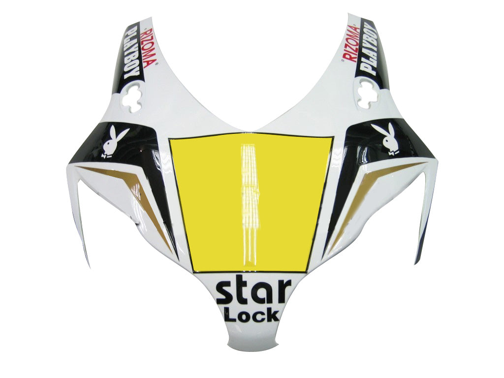 2008-2011 Honda CBR 1000 RR zwart wit Playboy Racing stroomlijnkappen algemeen