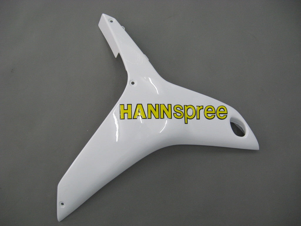 2007-2008 CBR600RR Bodywork Fairing White & Black ABS Injection Molded Plastics Set Generic