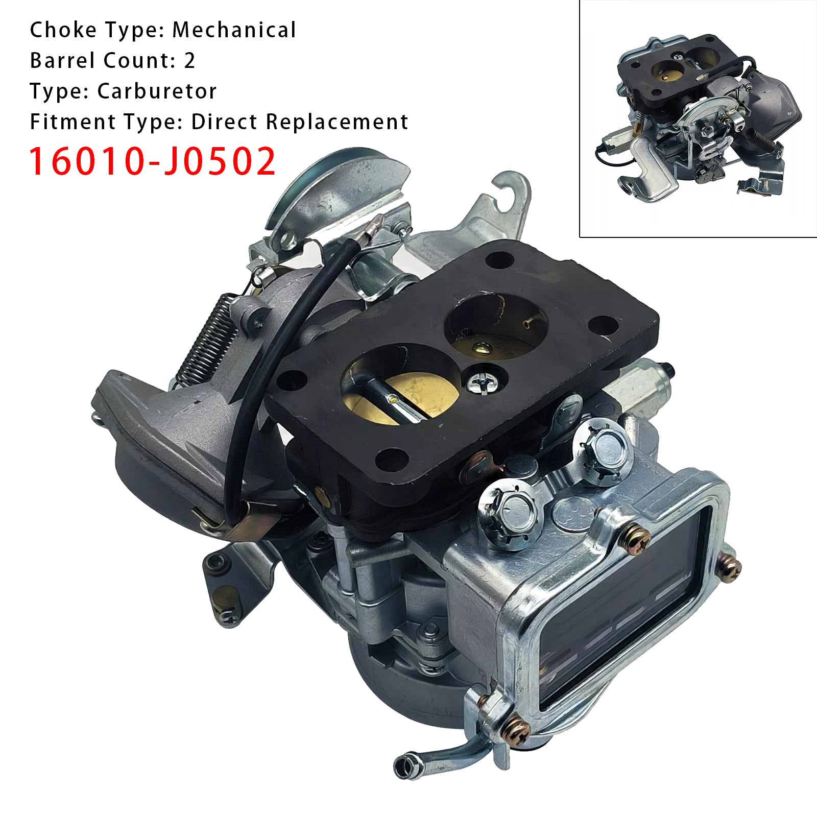 Carburador de recogida Nissan Datsun 1967-1975 16010-J0502