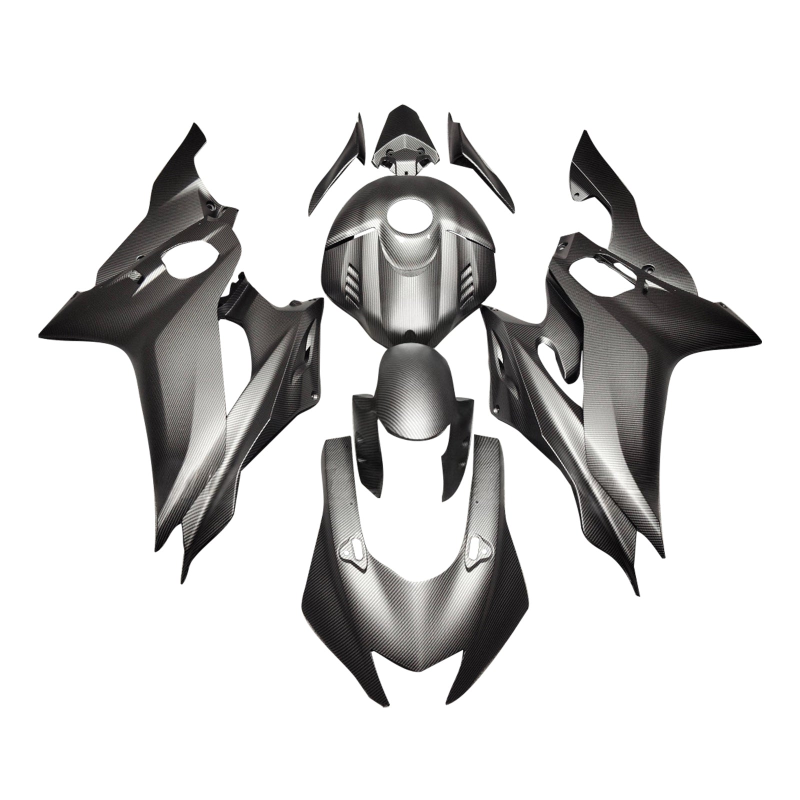 Kit de carenado de inyección, carrocería de plástico ABS apto para Yamaha YZF-R6 2017-2023