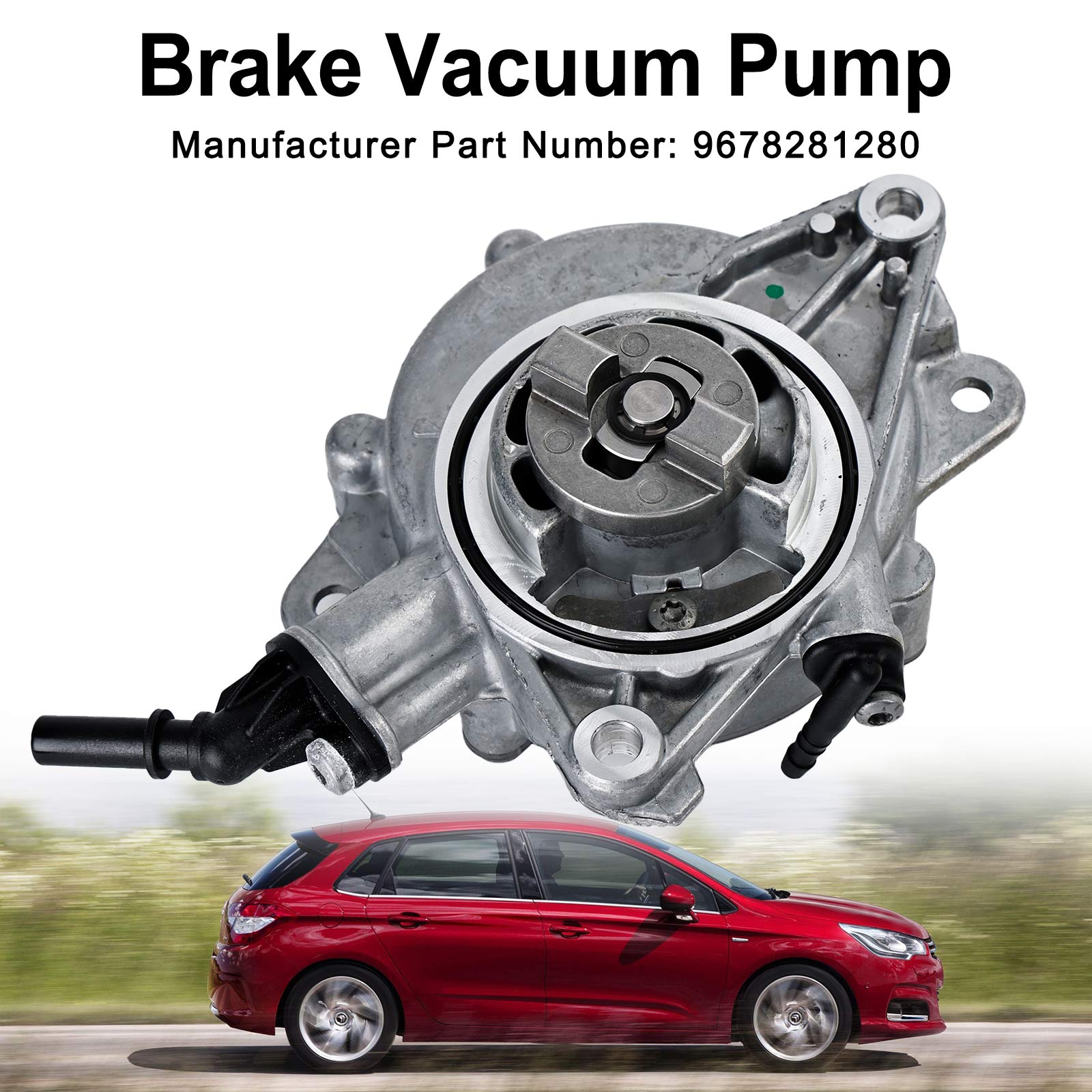 2010-2017 Peugeot 508 1.6 THP EP6FDT EP6CDT engine Brake Vacuum Pump 456583 9678281280