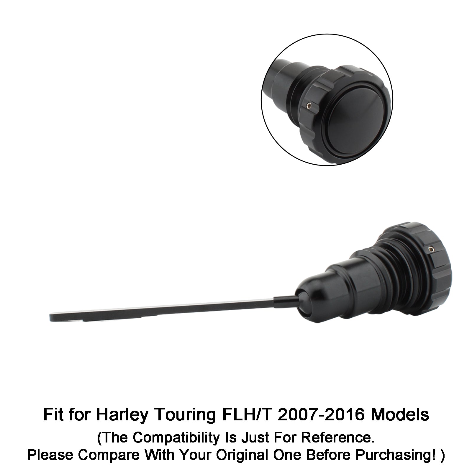 2007-2016 Harley Touring FLH/T Models Oil Dipstick Tank Cap Plug For Touring FLH/T