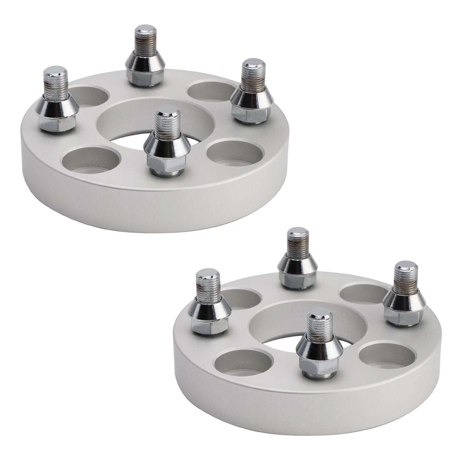 1" Kit d'entretoises de roue, câbles et écrous de roue argentés pour voiturettes de golf Yamaha, Club Car et Ezgo
