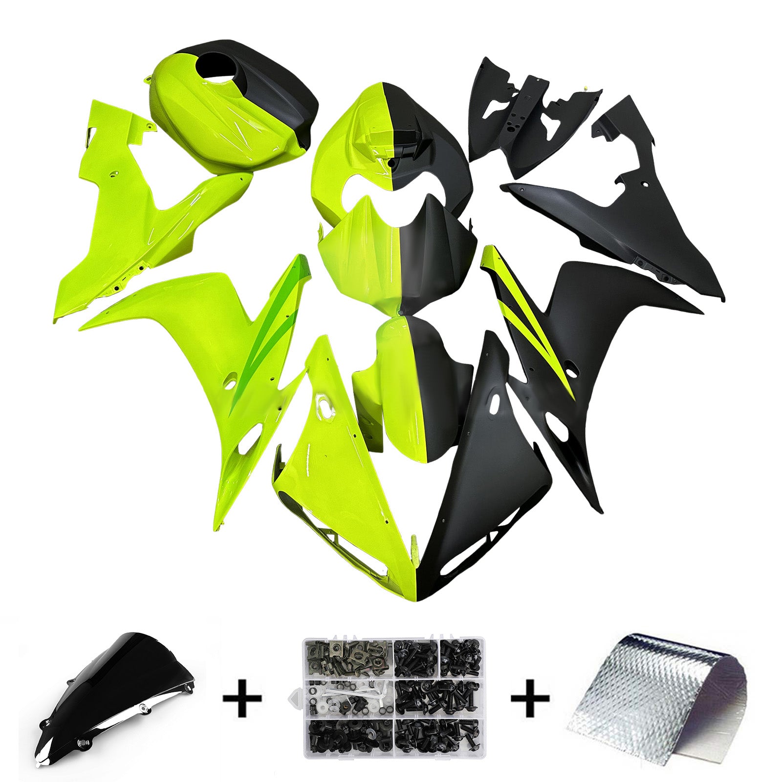 Injection Fairing Kit Bodywork Plastic ABS For Yamaha YZFR1 YZF-R1 2004-2006