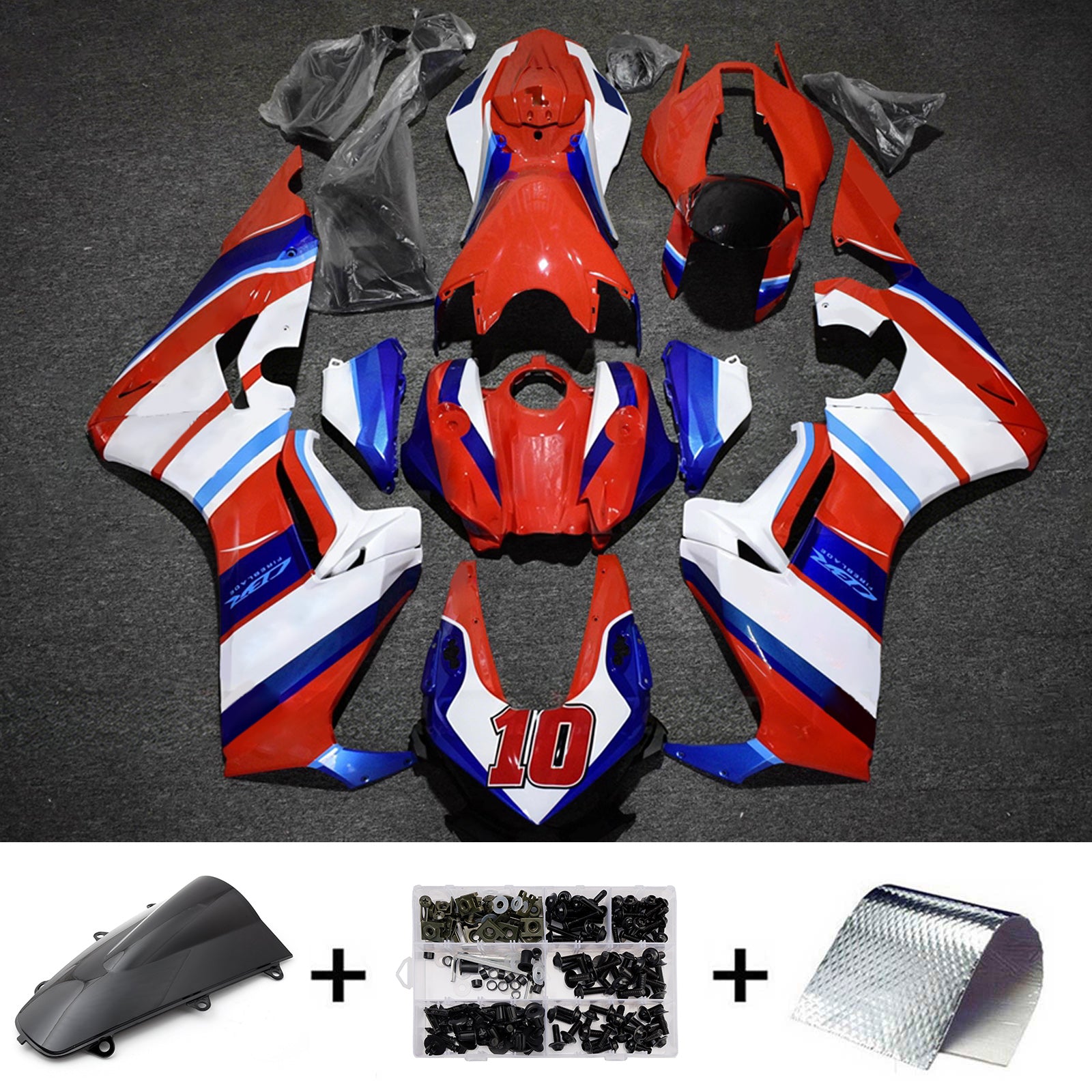 Injection Fairing Kit Bodywork Plastic ABS For Honda CBR1000RR 2017-2025