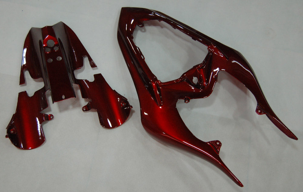 Carenados de carreras Yamaha YZF-R1 rojo cereza negro 2007-2008 genéricos