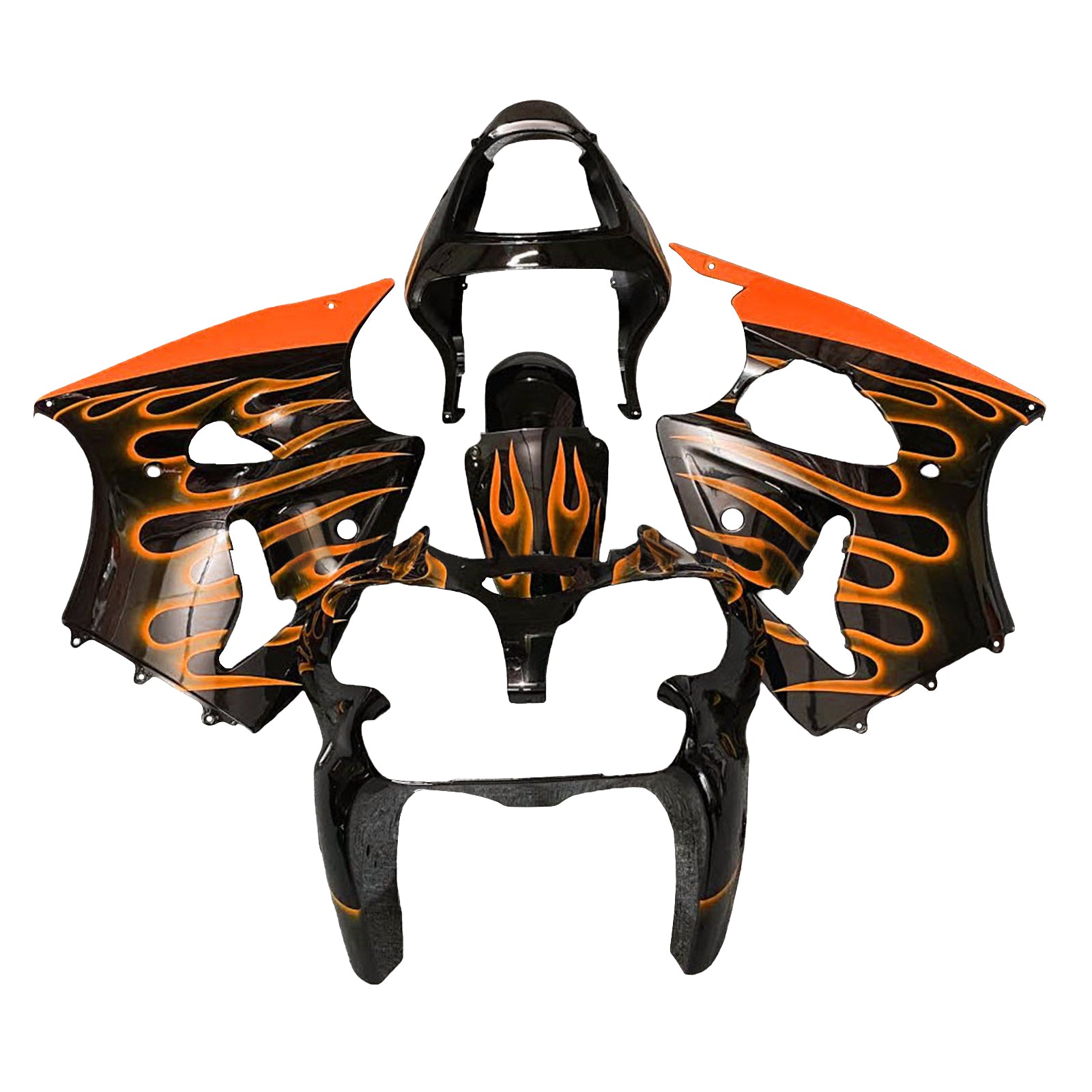 Kit de carénage d'injection de carrosserie pour Kawasaki ZX6R 636 2000-2002 ZZR600 2005-2008