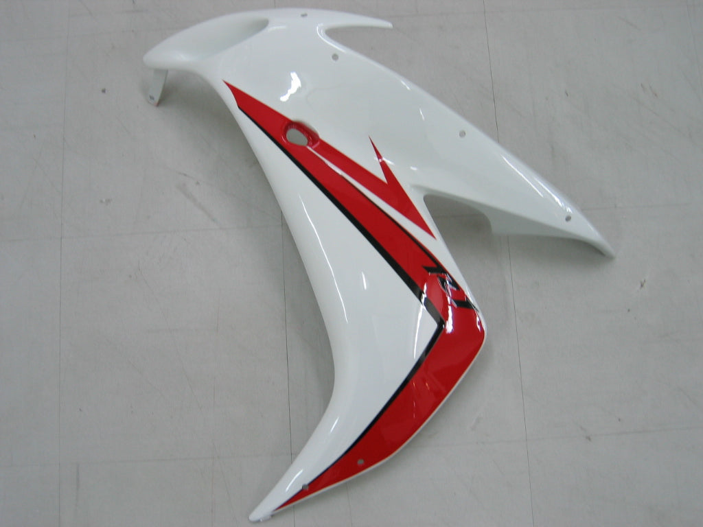 2004-2006 Yamaha YZF-R1 White Red Racing Fairings Generisk