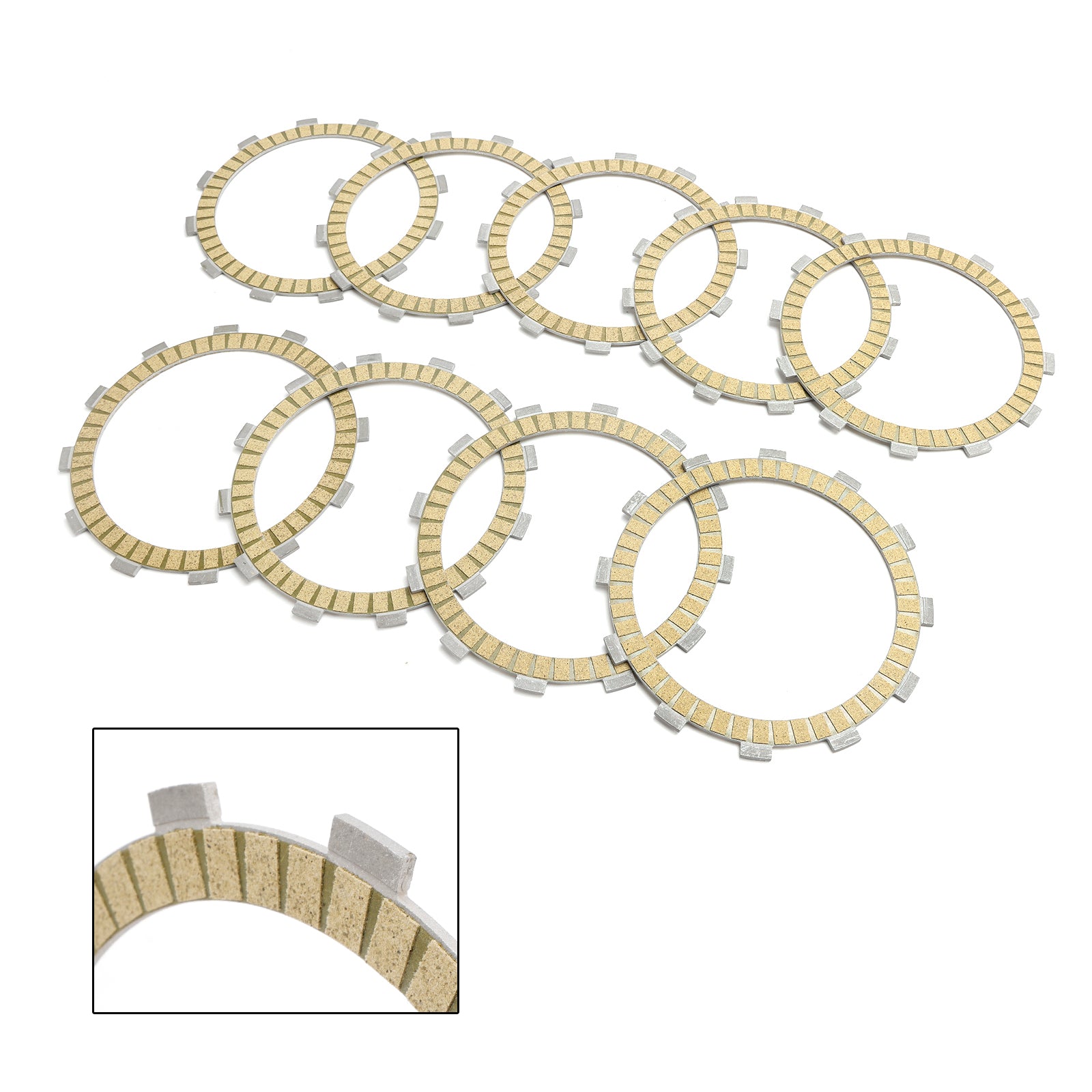 Clutch Friction Plate Kit fit for Kawasaki VN1700 Vulcan 1700 Classic 2009-2014