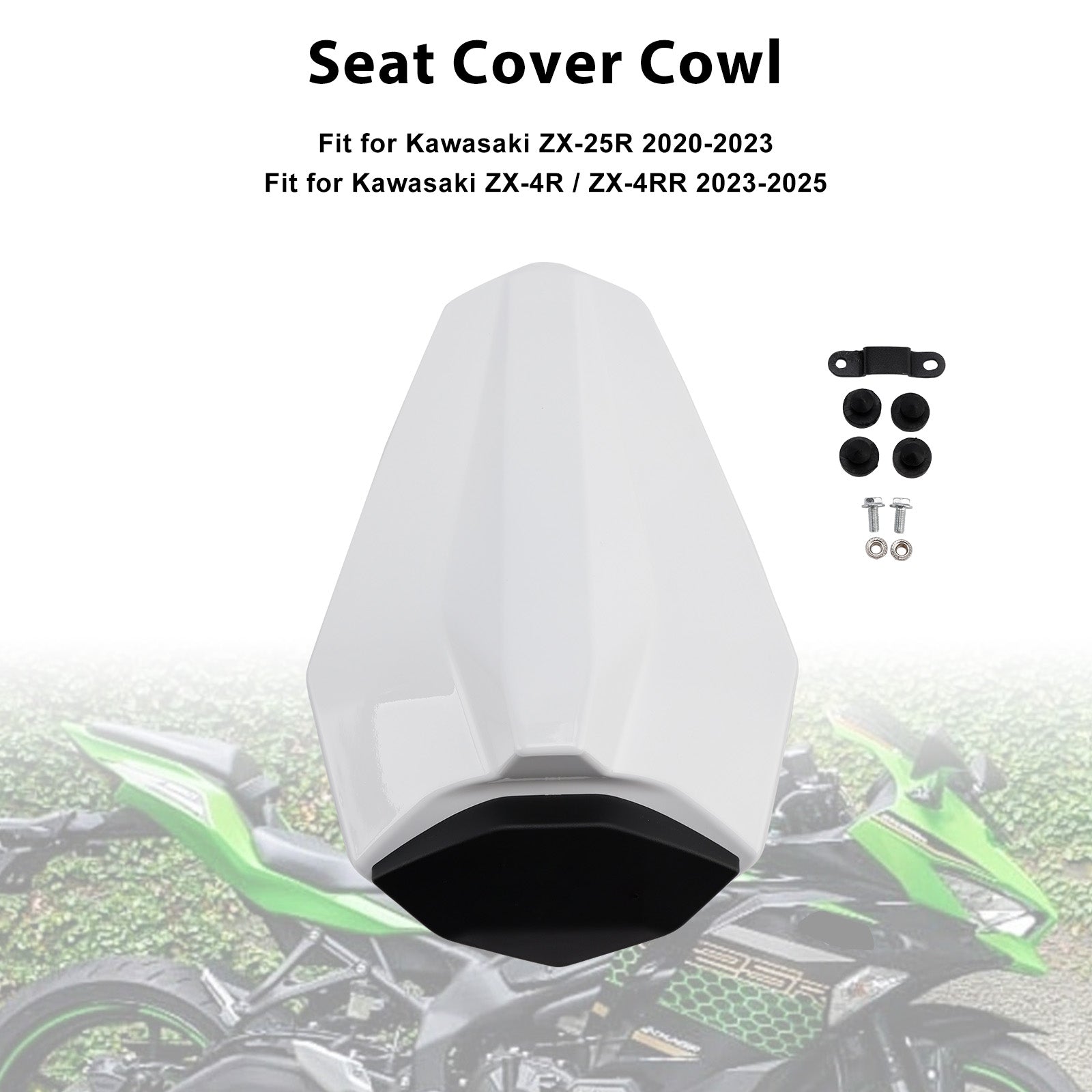 Racing Tail Rear Seat Fairing Cowl for Kawasaki ZX25R ZX4R ZX4RR 20-25