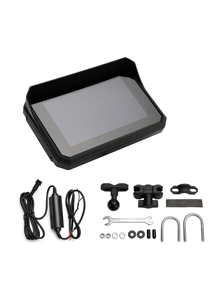 5 -palcový univerzálny rekordér DVR CarPlay Touch Screen pre motocykel skútra