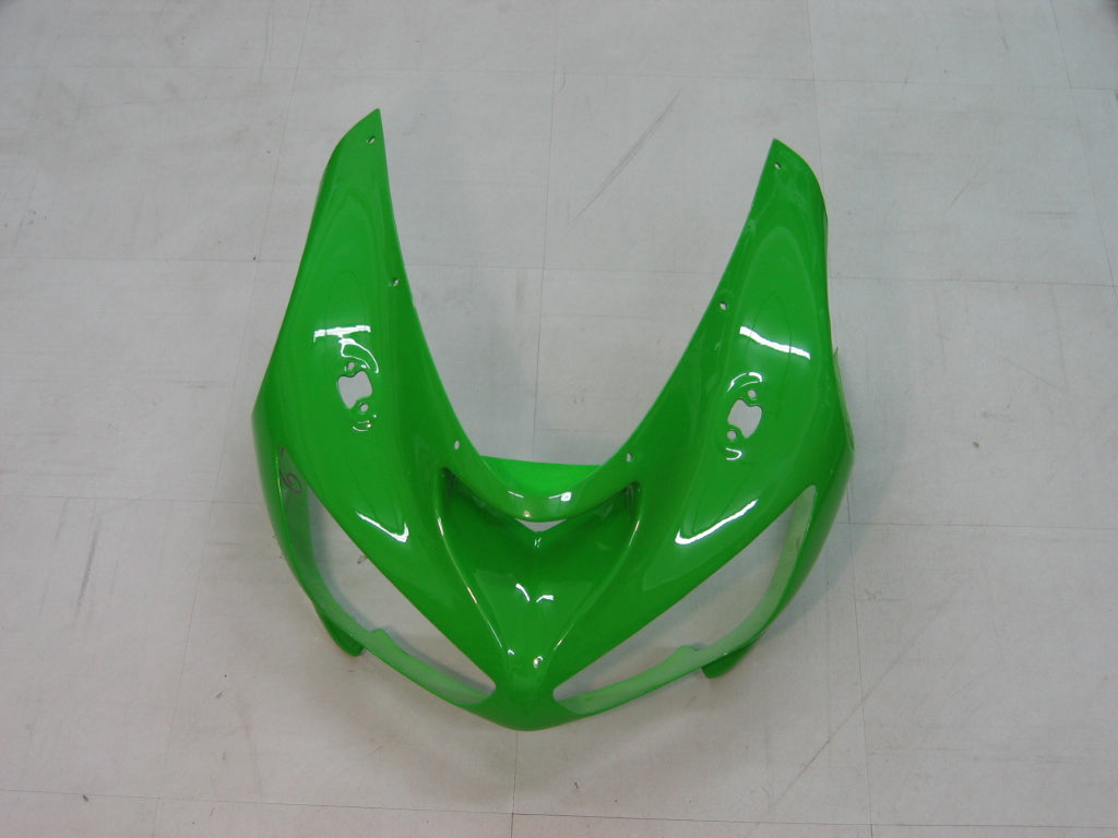 2005-2006 Kawasaki ZX6R 636 Fairings Green Black Ninja Racing Generic