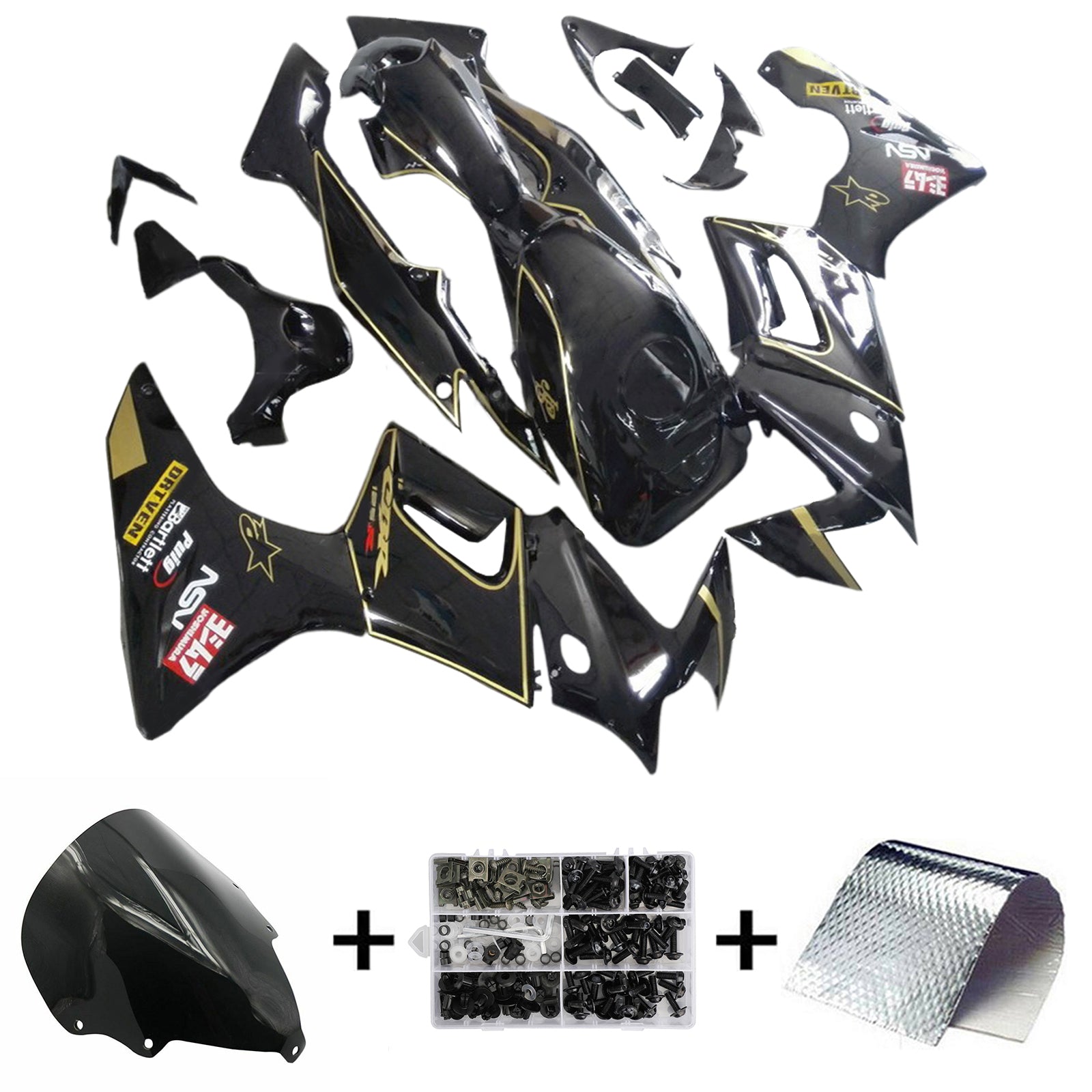 2002-2006 Honda CBR125R Injection Fairing Kit Bodywork Plastic ABS