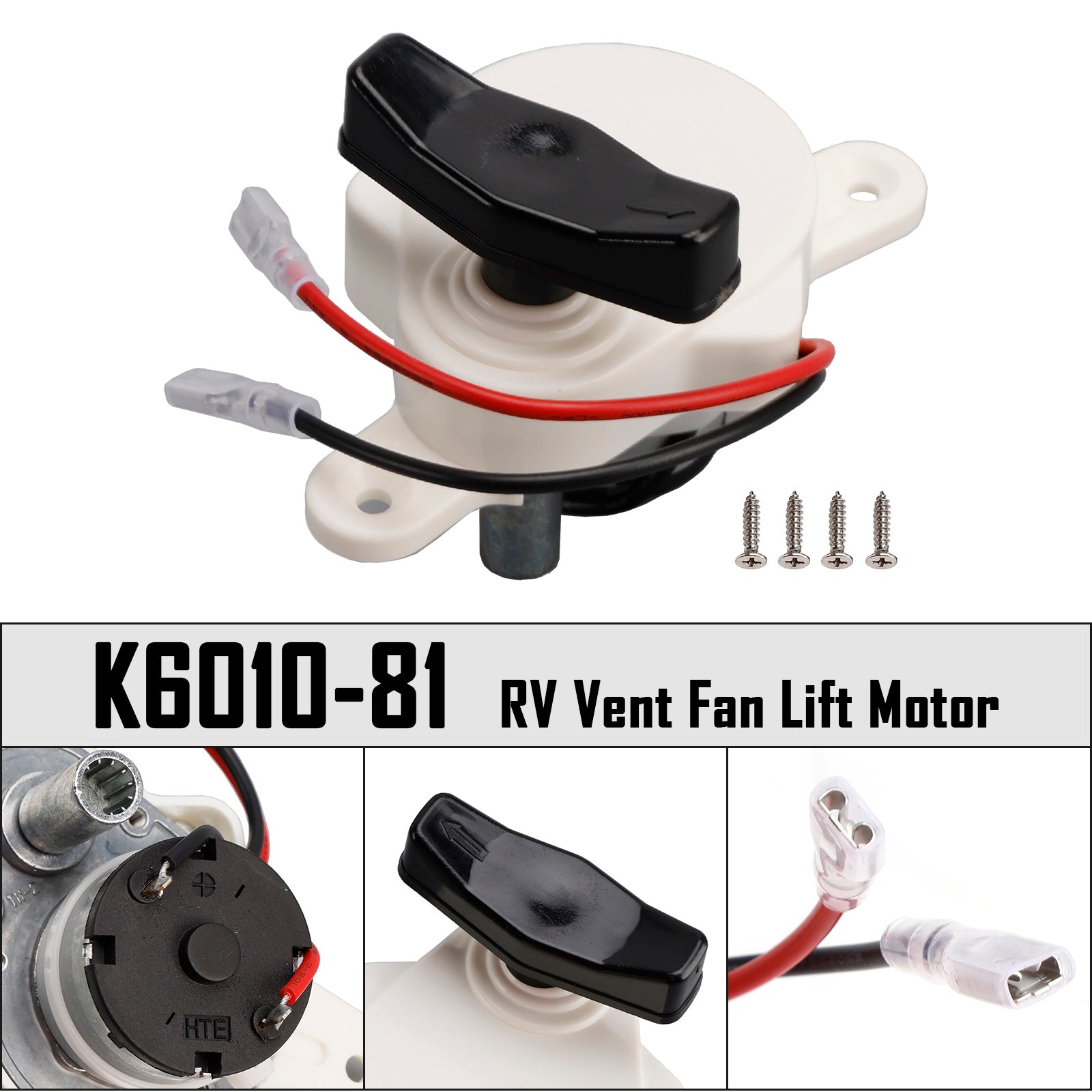 Moteur de levage de ventilateur de ventilation RV K6010-81 pour Dometic Fan-Tastic Vent série B