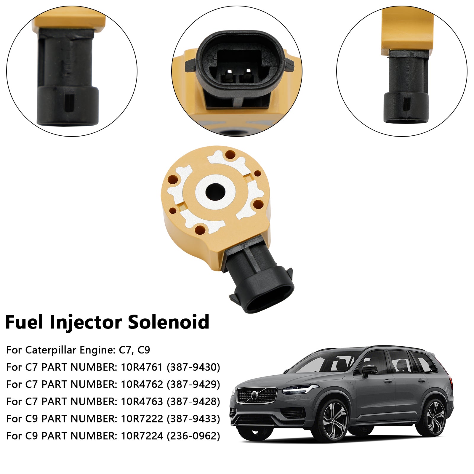 Diesel Fuel Injector Solenoid 214-5427 fit Caterpillar fit CAT C7 C9 10R4761