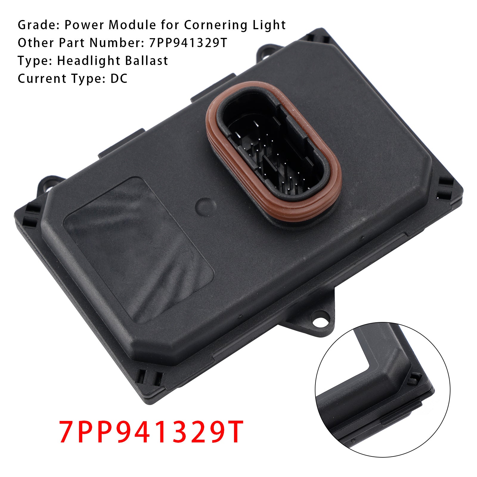 LED Headlight Control Unit 7PP941329T For Porsche Cayenne Panamera Macan 911