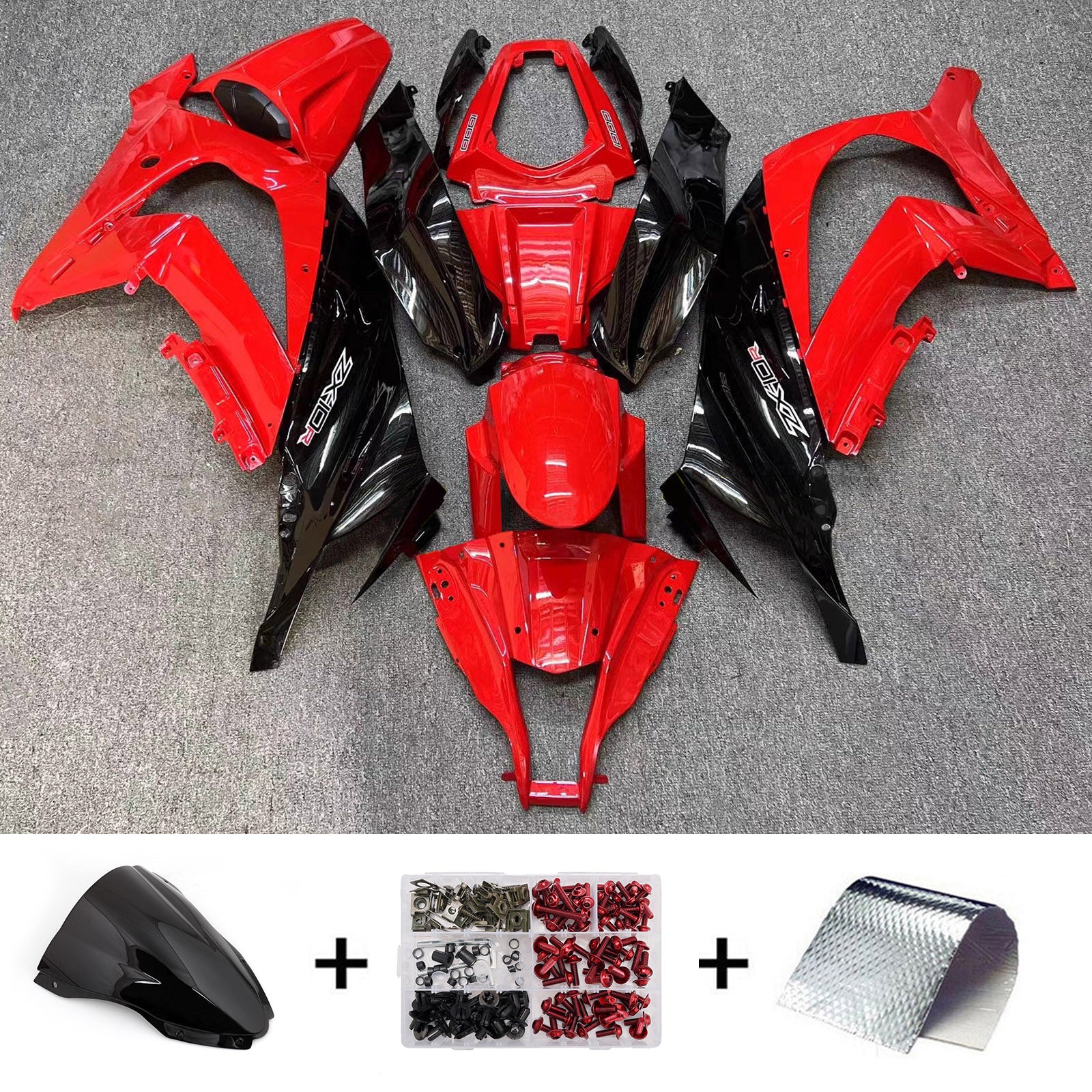Injection Fairing Kit Bodywork Plastic ABS fit For Kawasaki ZX10R 2016-2020