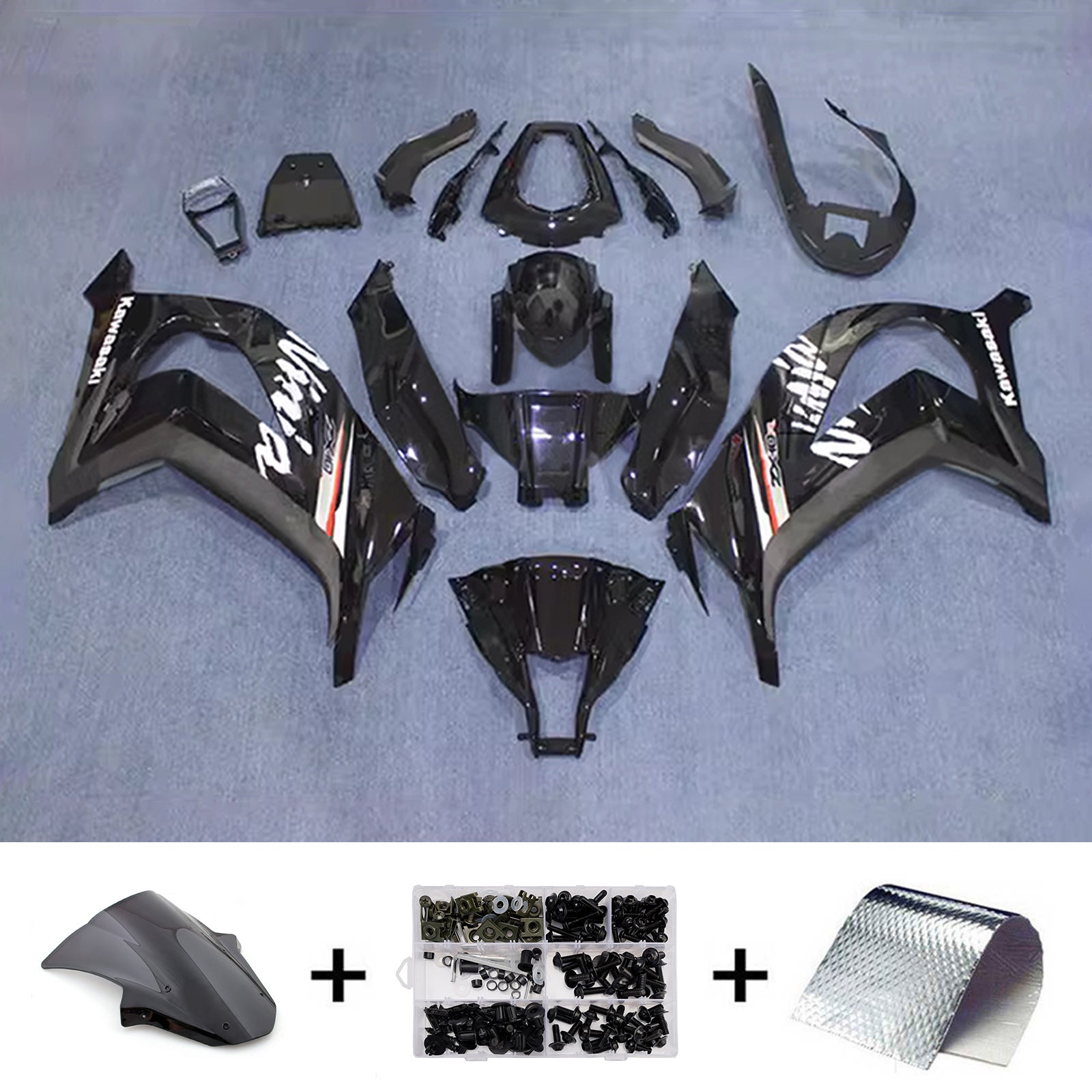 Kit carena iniezione carrozzeria in plastica ABS adatta per Kawasaki ZX10R 2011-2015