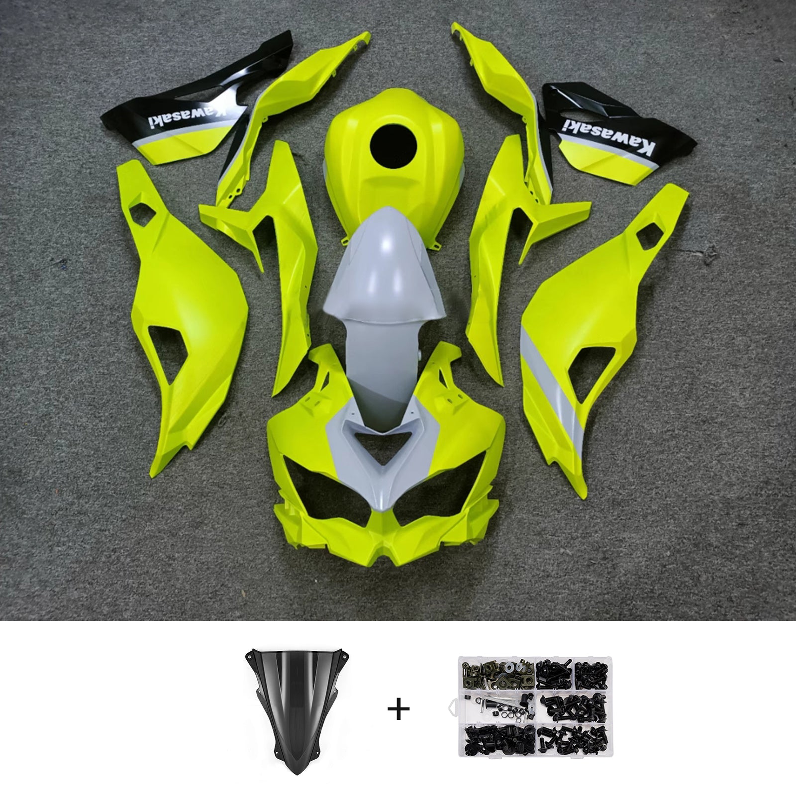 Kit carenatura iniezione adatto per Kawasaki Ninja ZX-25R ZX-4R ZX-4RR 2019-2025