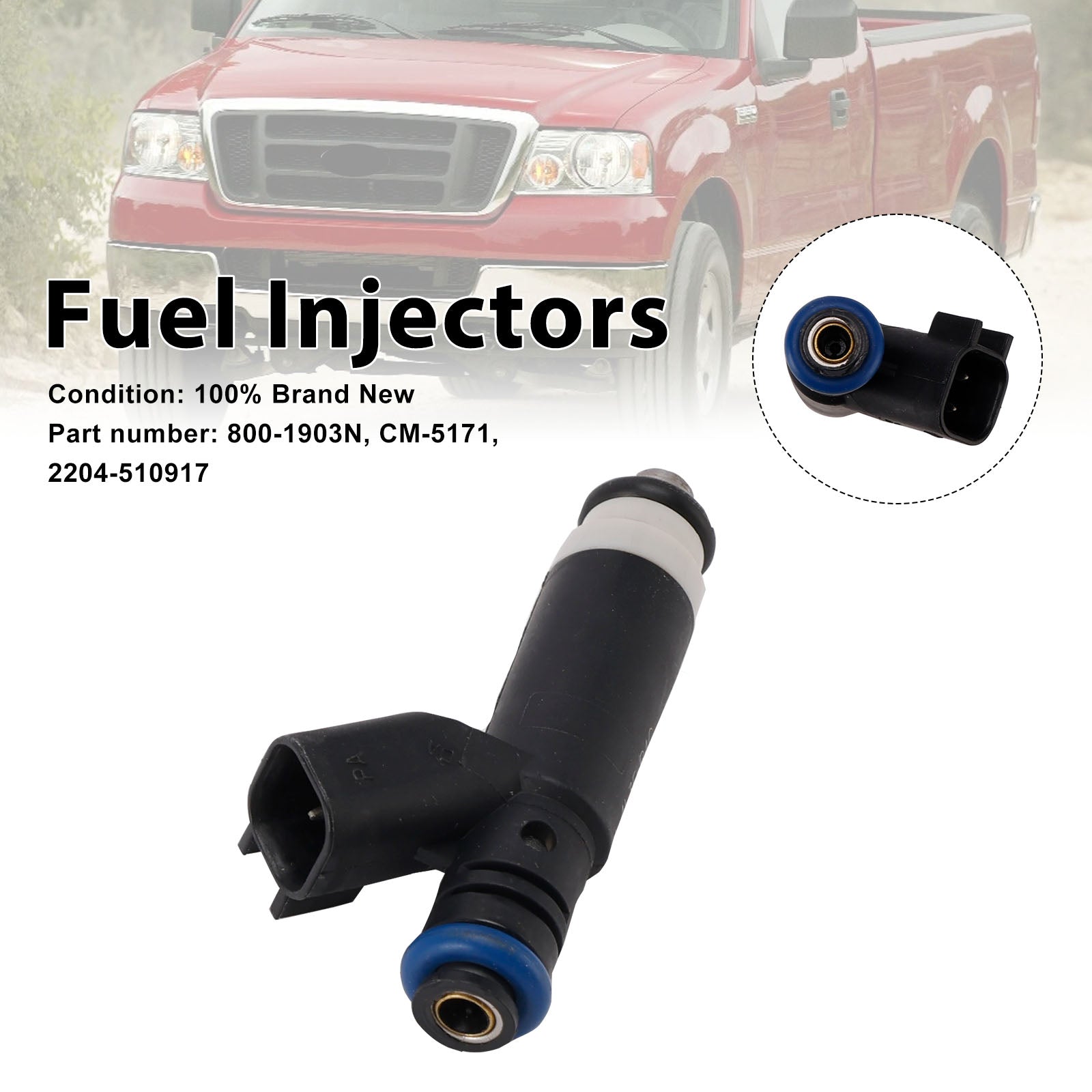 CM-5171 Fuel Injectors 800-1903N For Mercury Mountaineer Ford Explorer