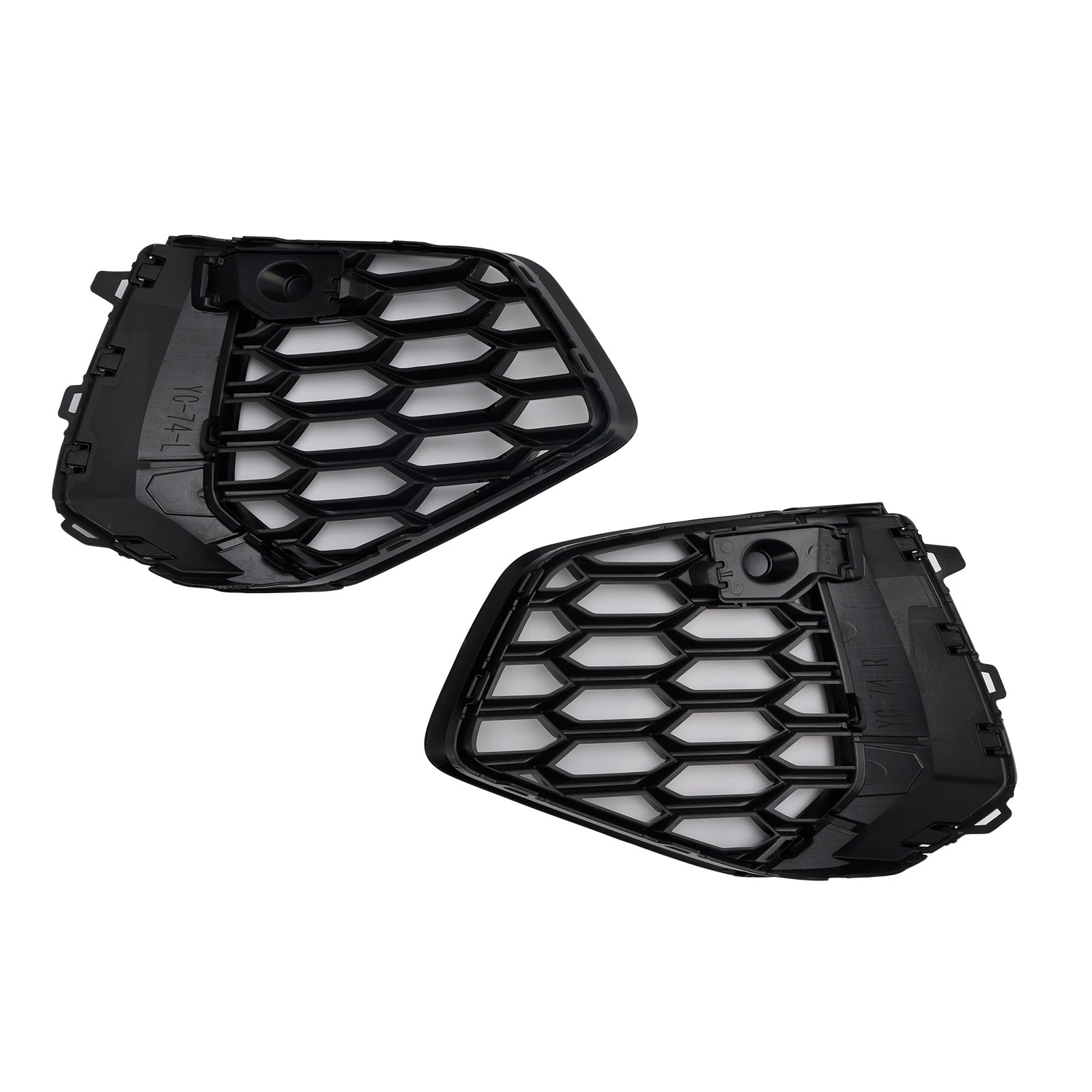 2021-2023 Audi A3 S-line Black Front Honeycomb Fog Light Grill Cover