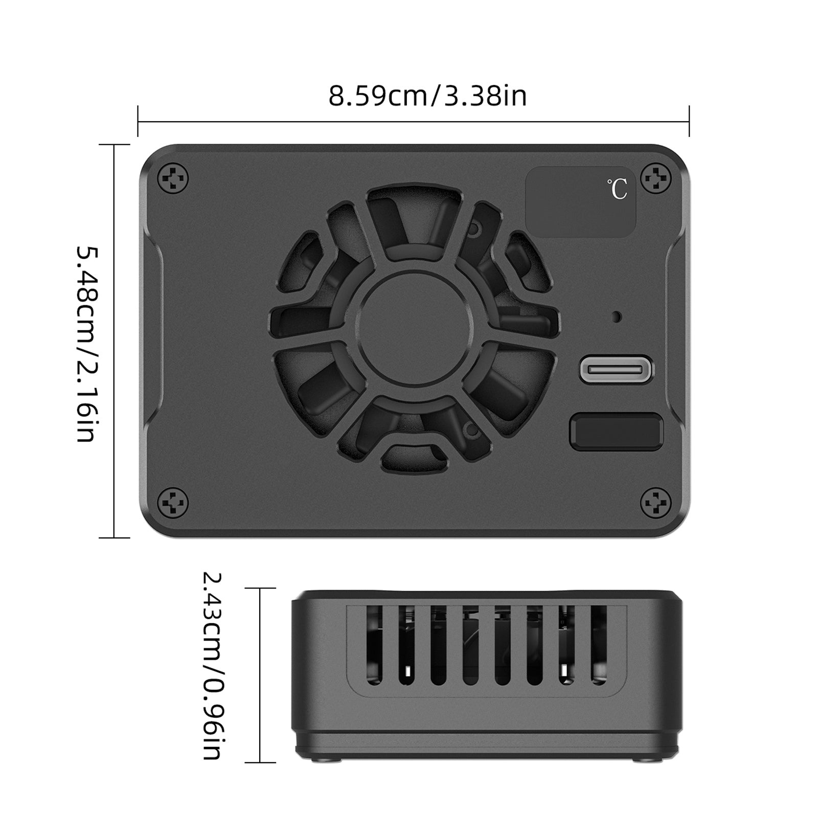 Halfgeleider Camera Radiator Slr Koeler Fan Voor Sony Canon R5/R6/R7/Fuji Xt4