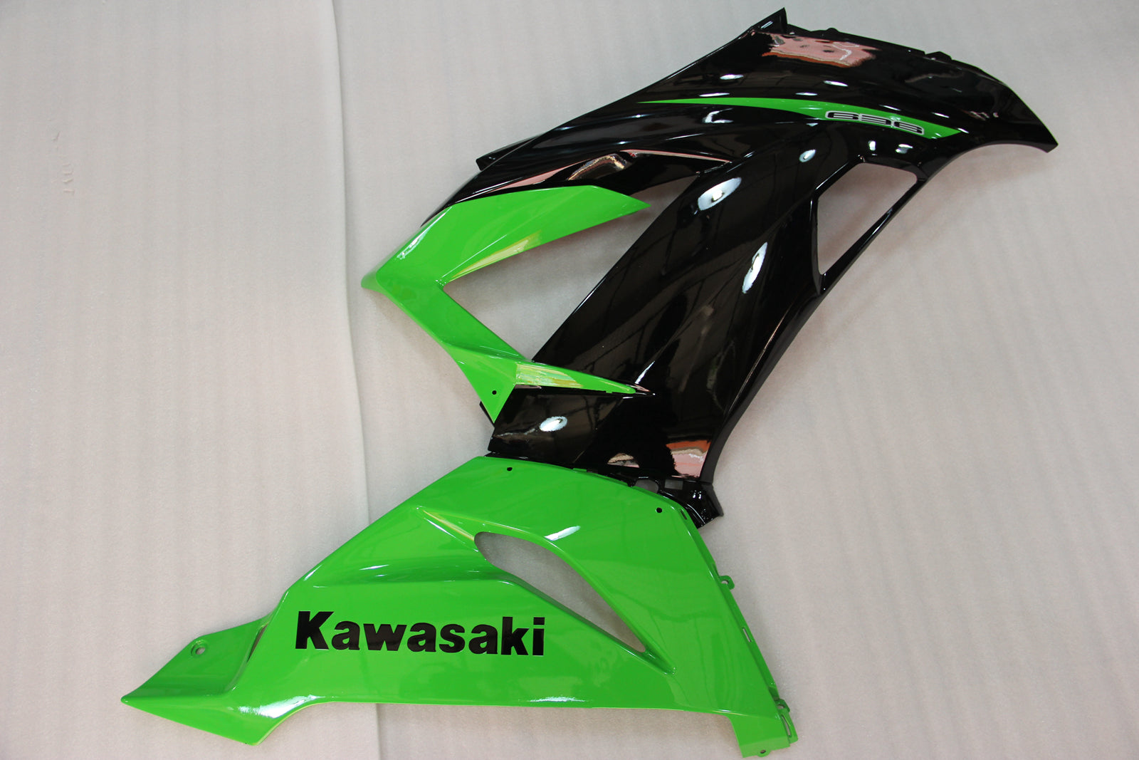 2013-2018 Kawasaki ZX6R 636 Fairings Green Black Ninja Racing Generic