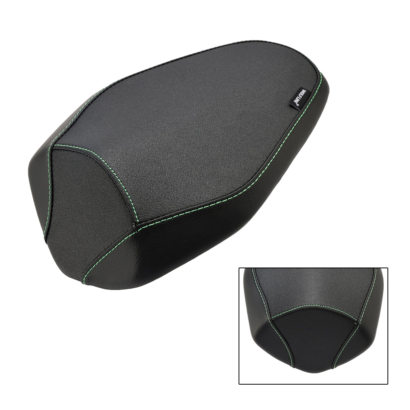 2023 Kawasaki ZX-4R ZX-4RR Bakre passasjersete Pute Pillion Flat Blacka