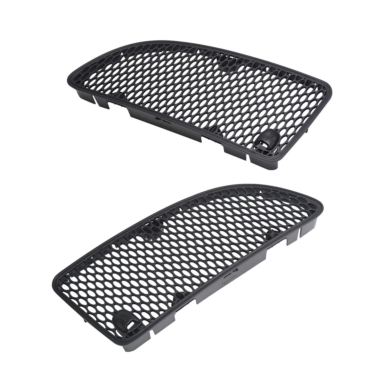 2x Front Hood Vent Grille Cover For Mercedes R171 SLK280 SLK300 SLK350 2005-2011