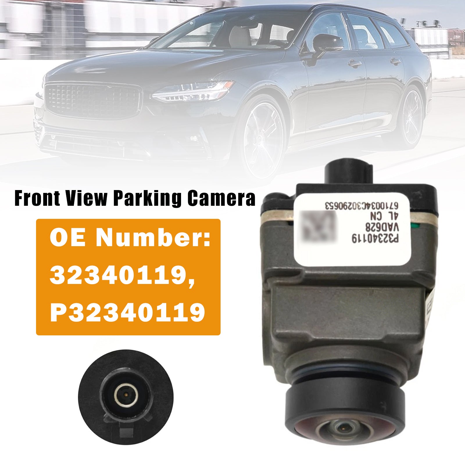 Front View Parking Camera 32340119 For Volvo C40 EX40 S60 S90 V60 V90 XC40