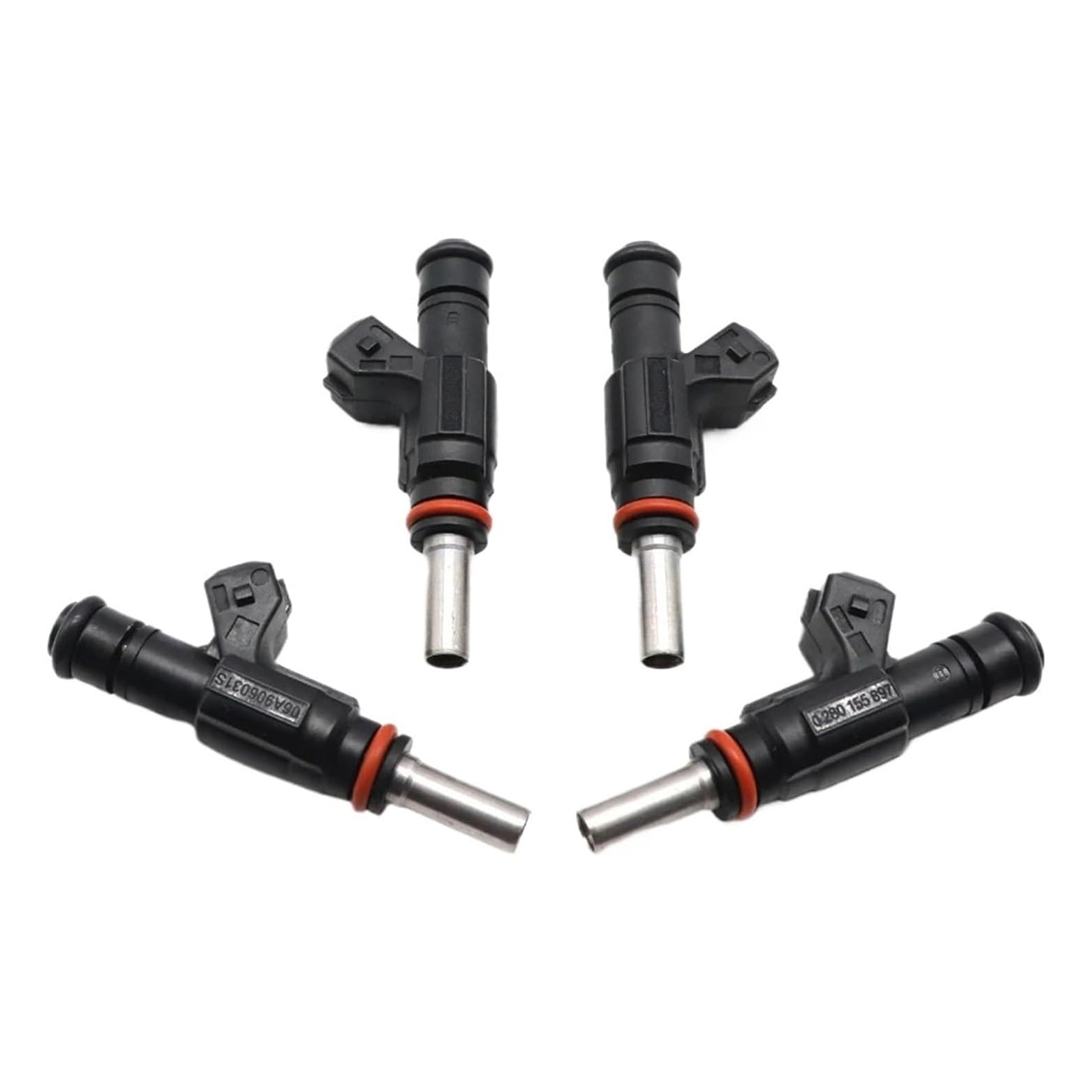 4Pcs Fuel Injector For VW Golf IV Audi TT A3 Seat 1.8T 0280155897 06A906031S