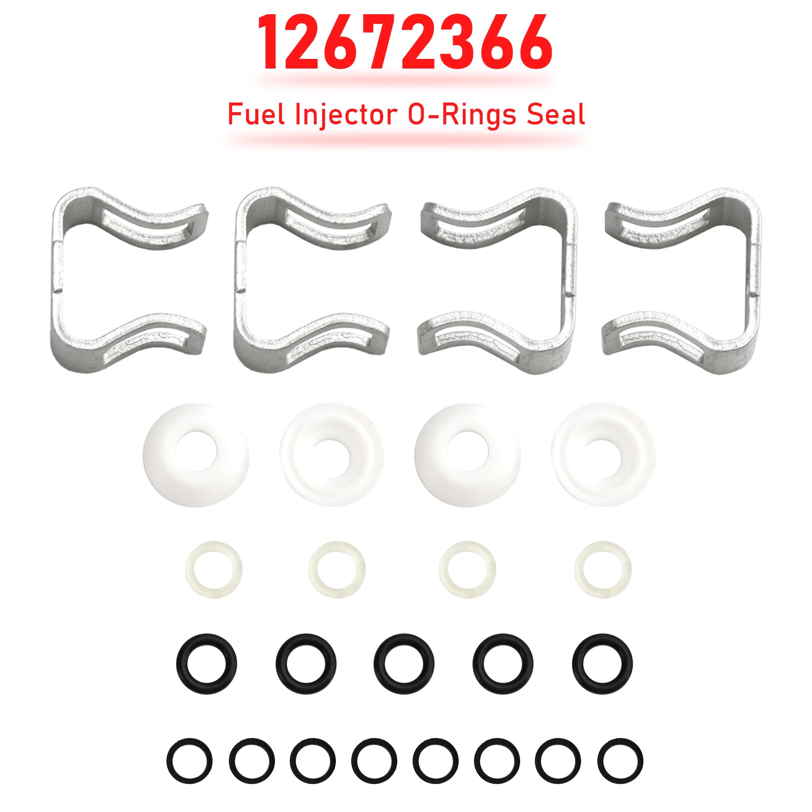 12672366 Fuel Injector O-Rings Seal for Chevy Express Van SaVana