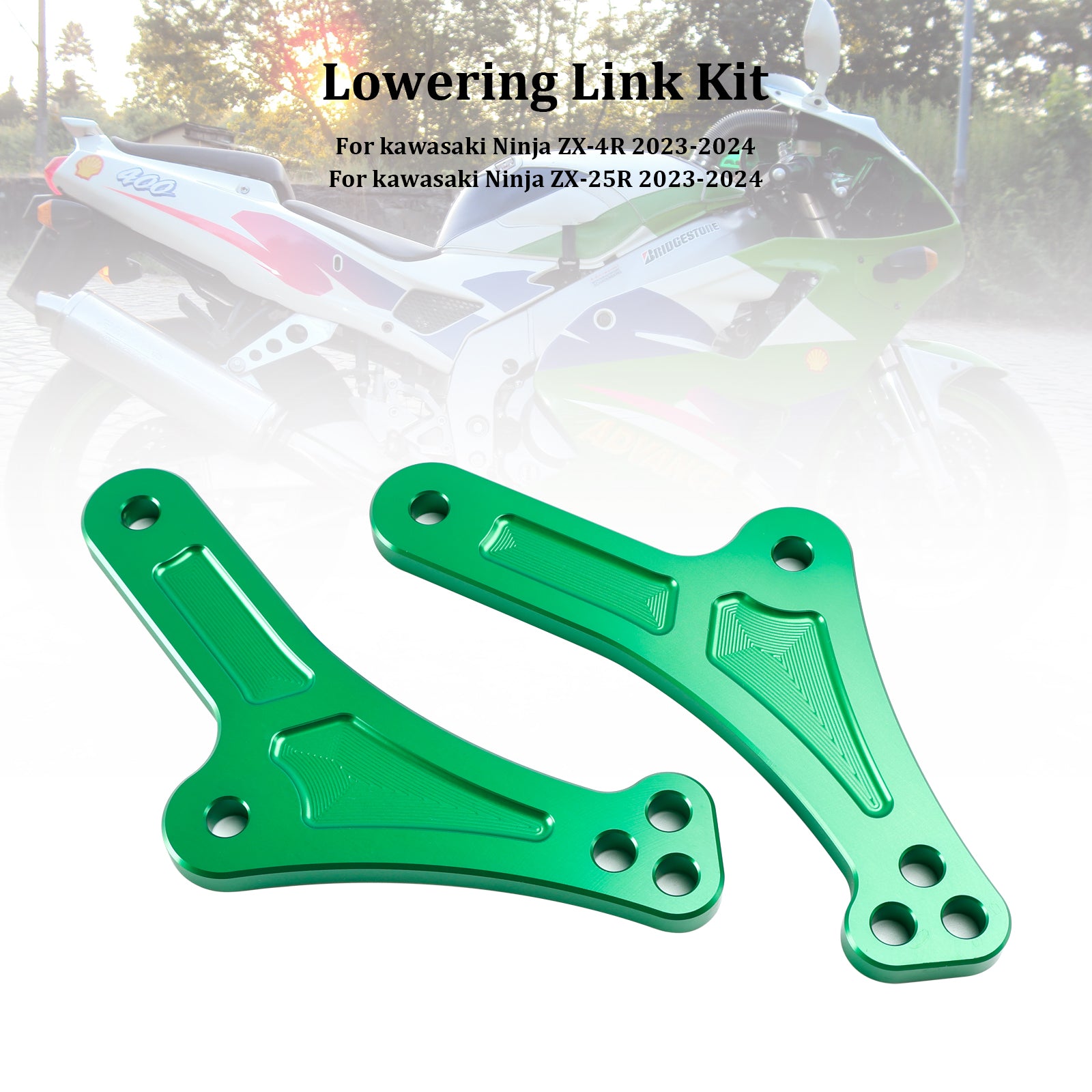 2023-2024 KAWASAKI ZX-25R ZX-4R Justerbara lägre upphängningslänkar för