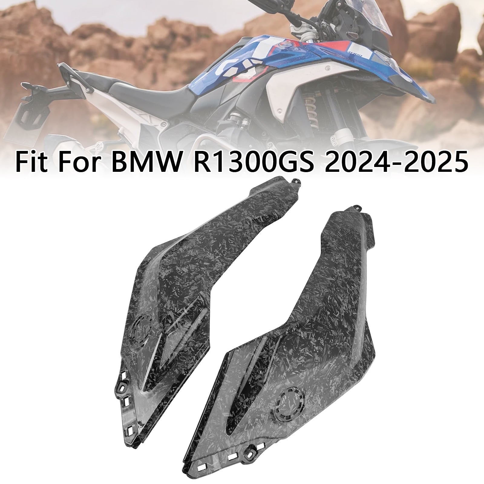 2024-2025 BMW R1300GS Side Gas Tank Frame Painel de capa de fada de capa de fada