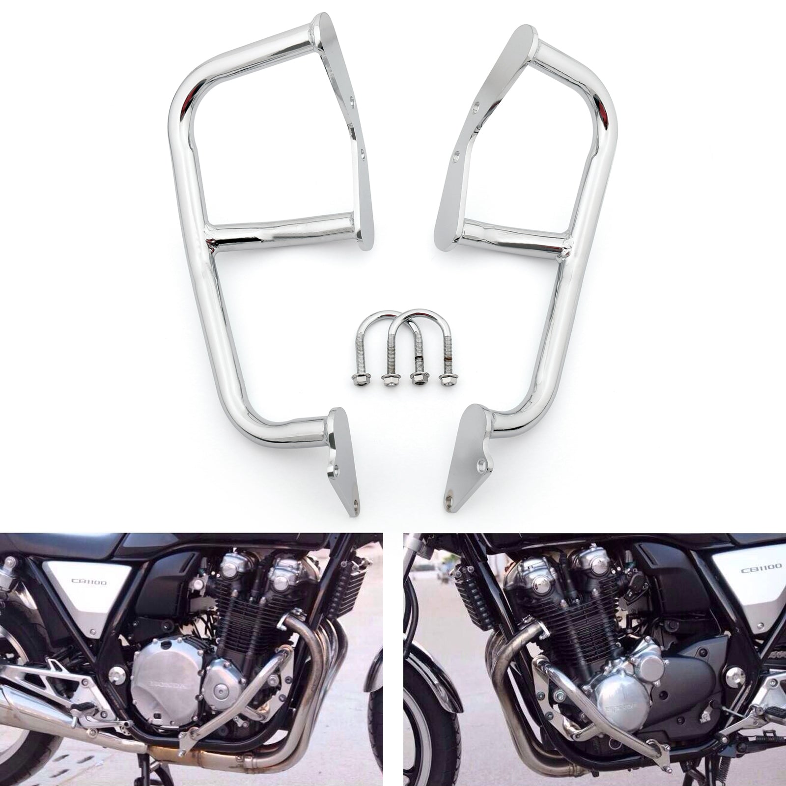 Protections moteur / Crashbars Crash Bars pour Honda CB1100 2010-2016 Chrome