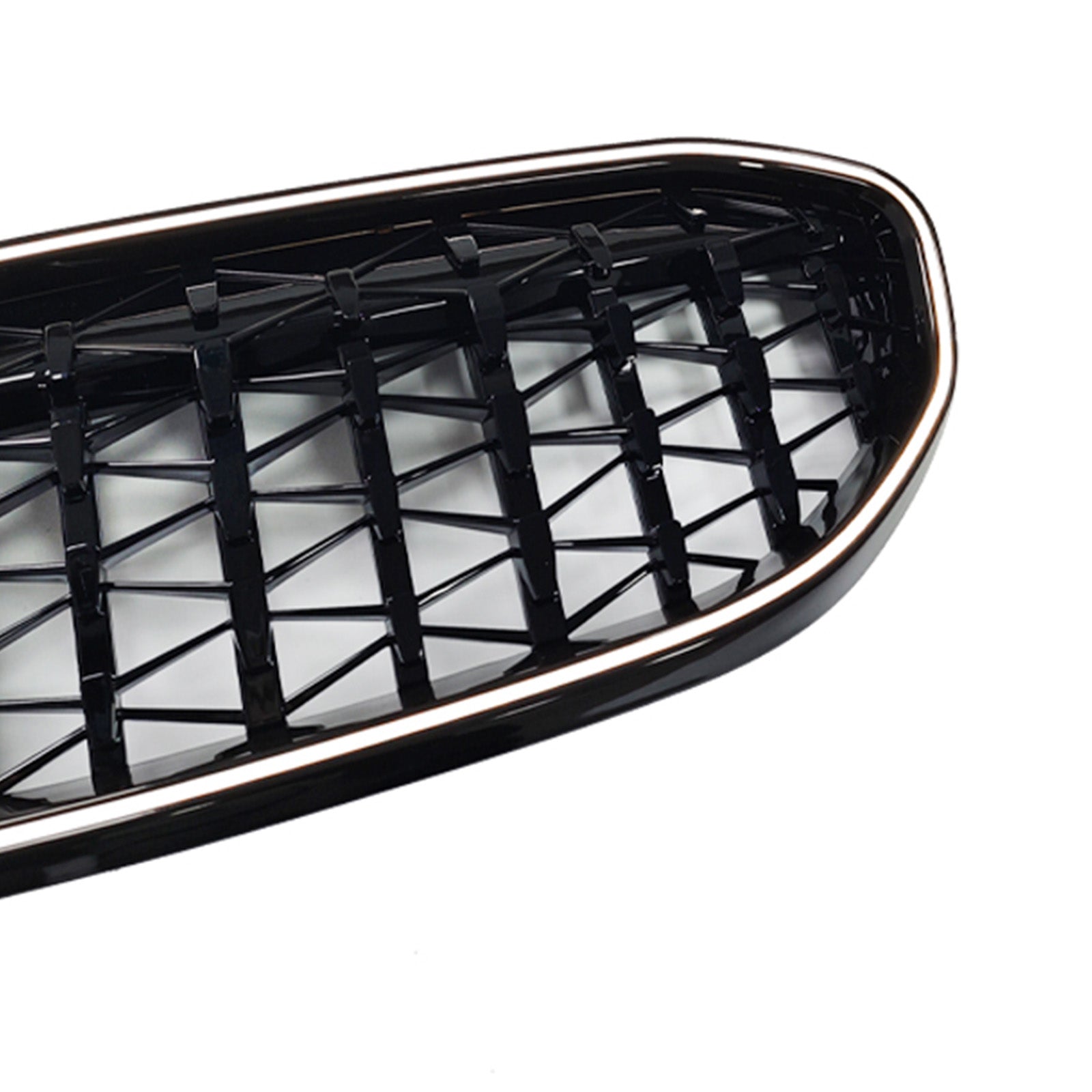 Diamond Kidney Grille Grill 51138072085 Fit BMW 3 Series G20 2019-2022 Black