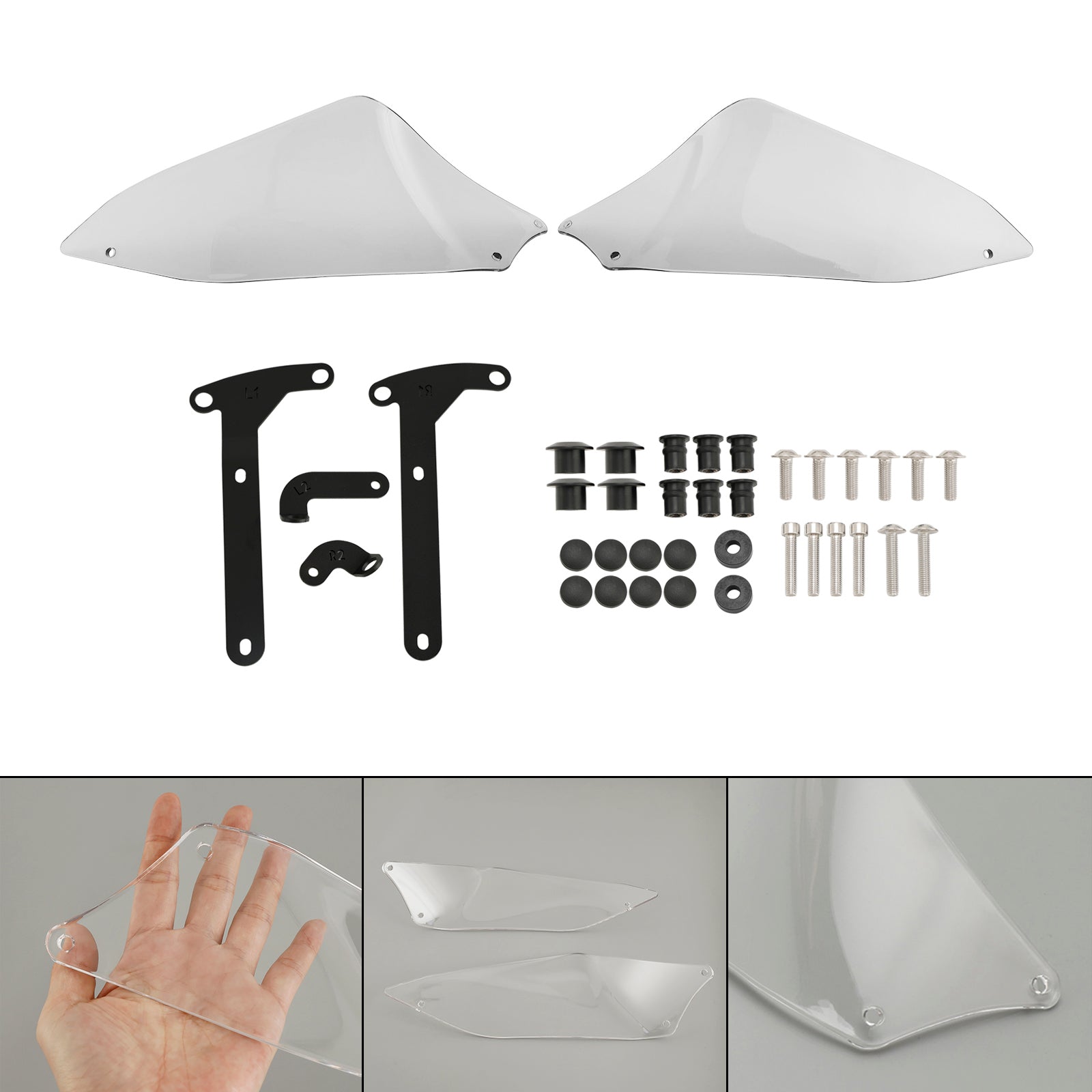 2022-2023 DUCATI Desert X Motorcycle Deflector Side Top