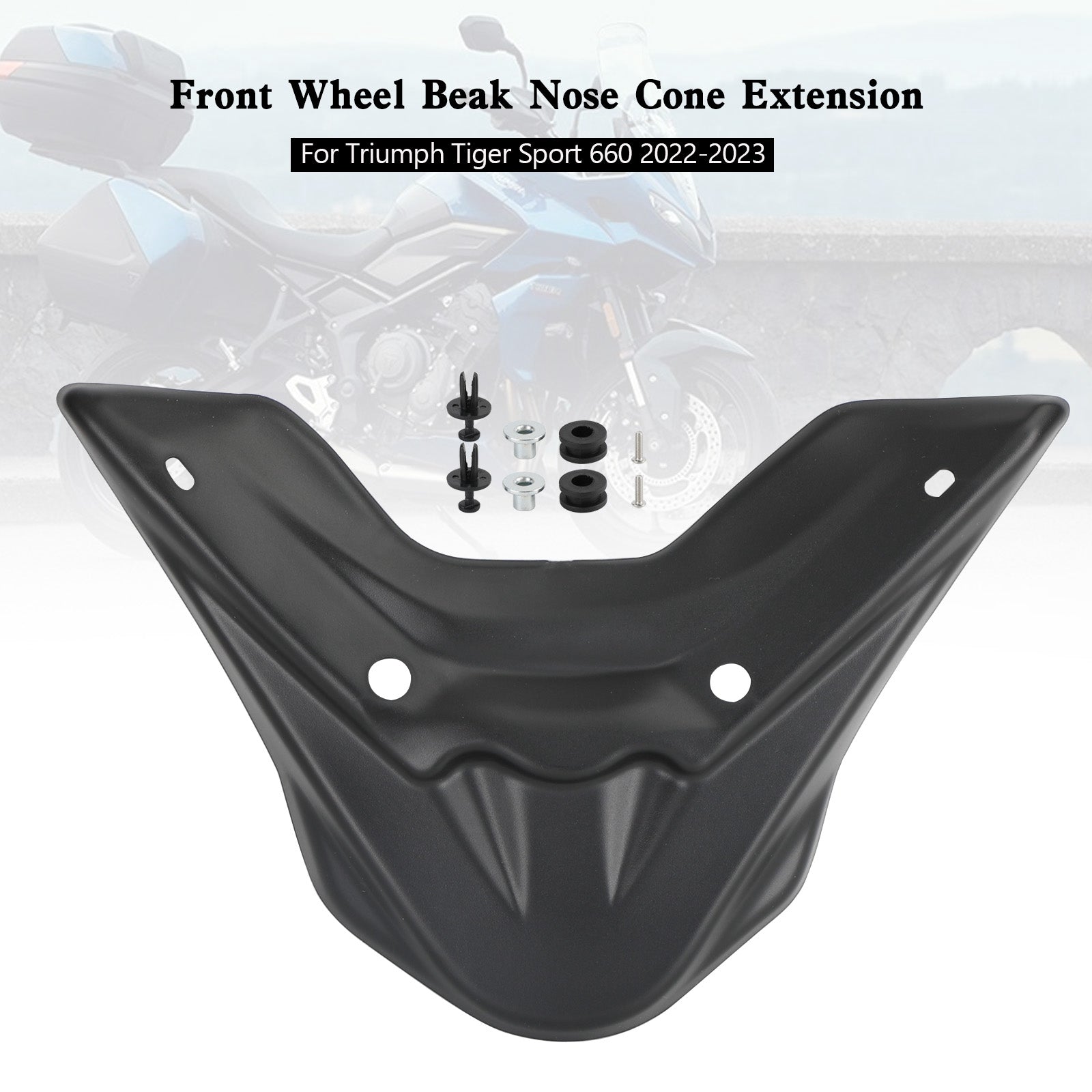 Extension de cône de nez de bec de roue avant pour Tiger Sport 660 2022 – 2023