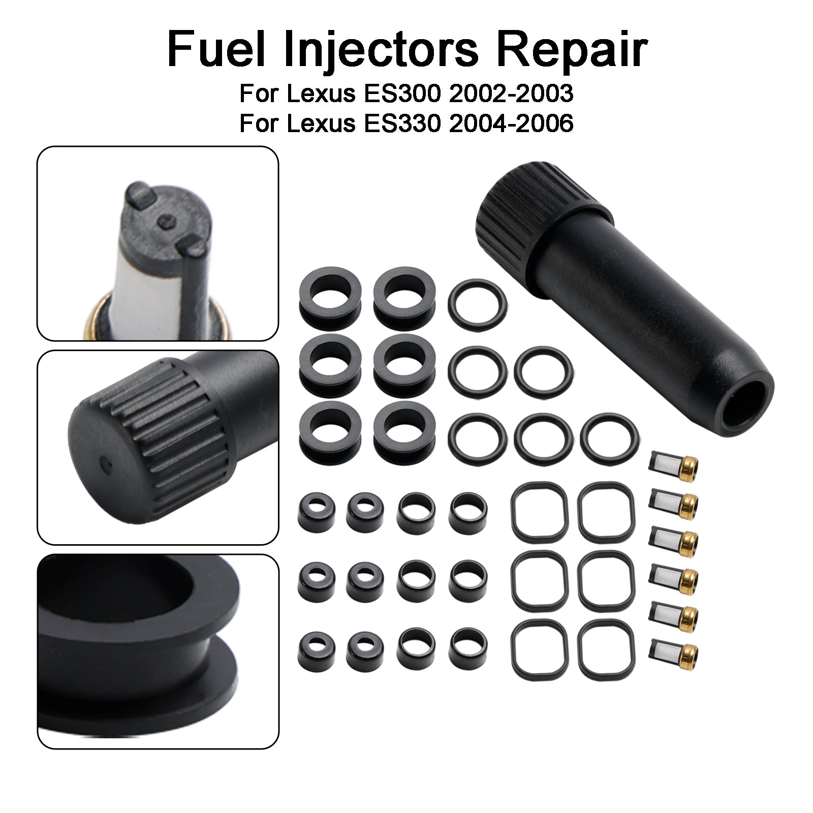 Kit de joint de réparation d'injecteur de carburant 23250 – 20030, adapté à Lexus ES300 ES330 RX330 RX400H