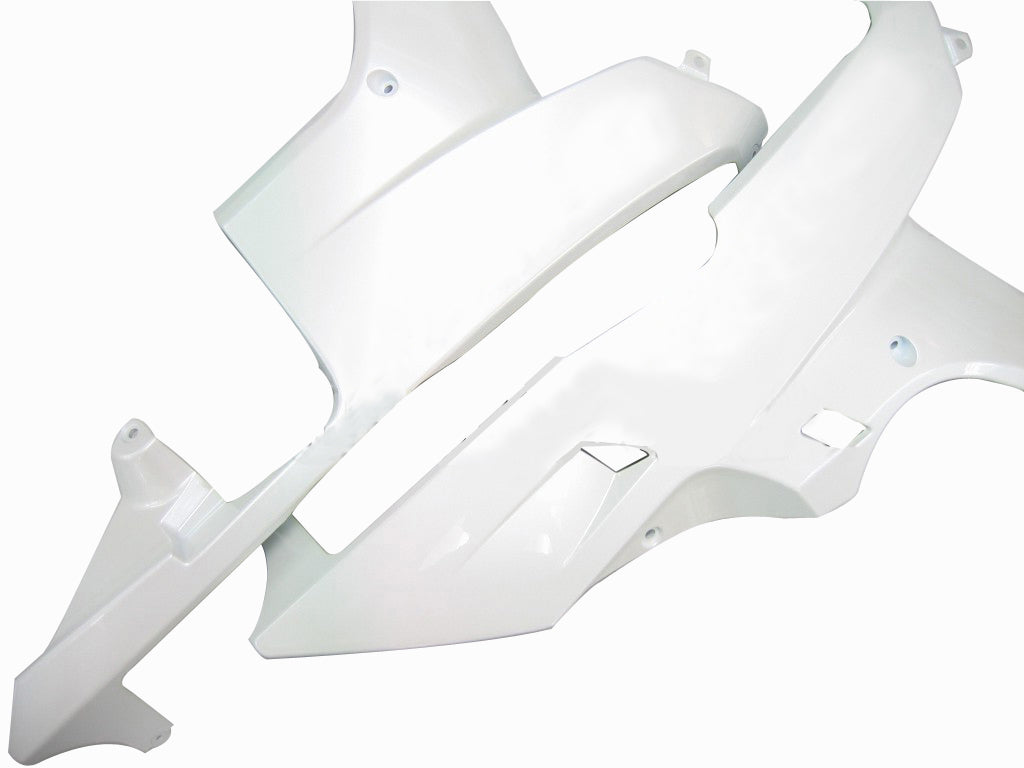 2007-2008 Honda CBR 600 RR White CBR Racing Fairings Generic