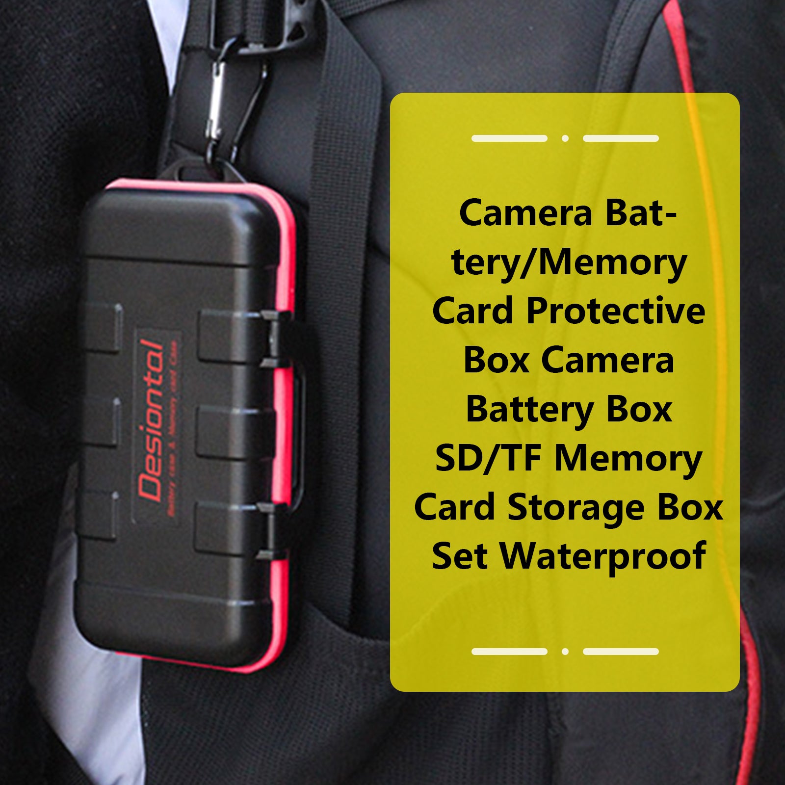 Camera Memory Card Protective Box Camera Battery Box SD/TF Card Storage Box Set