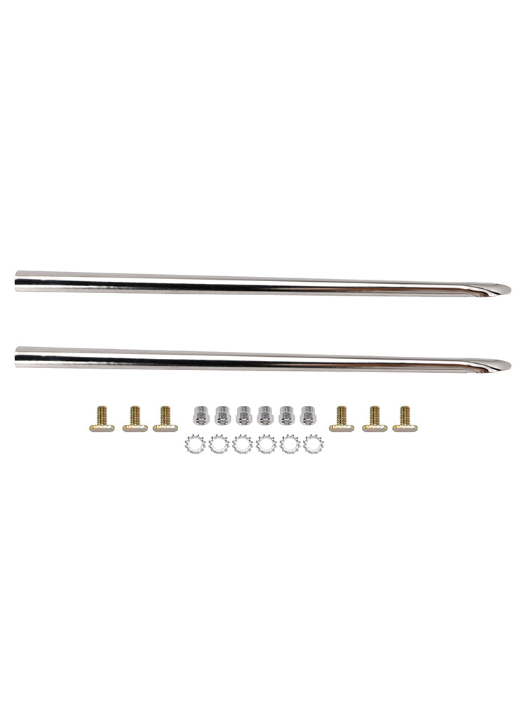 Garniture de lances de garde-boue avant adaptée pour Touring Road King 1982-23 Softail 86-17